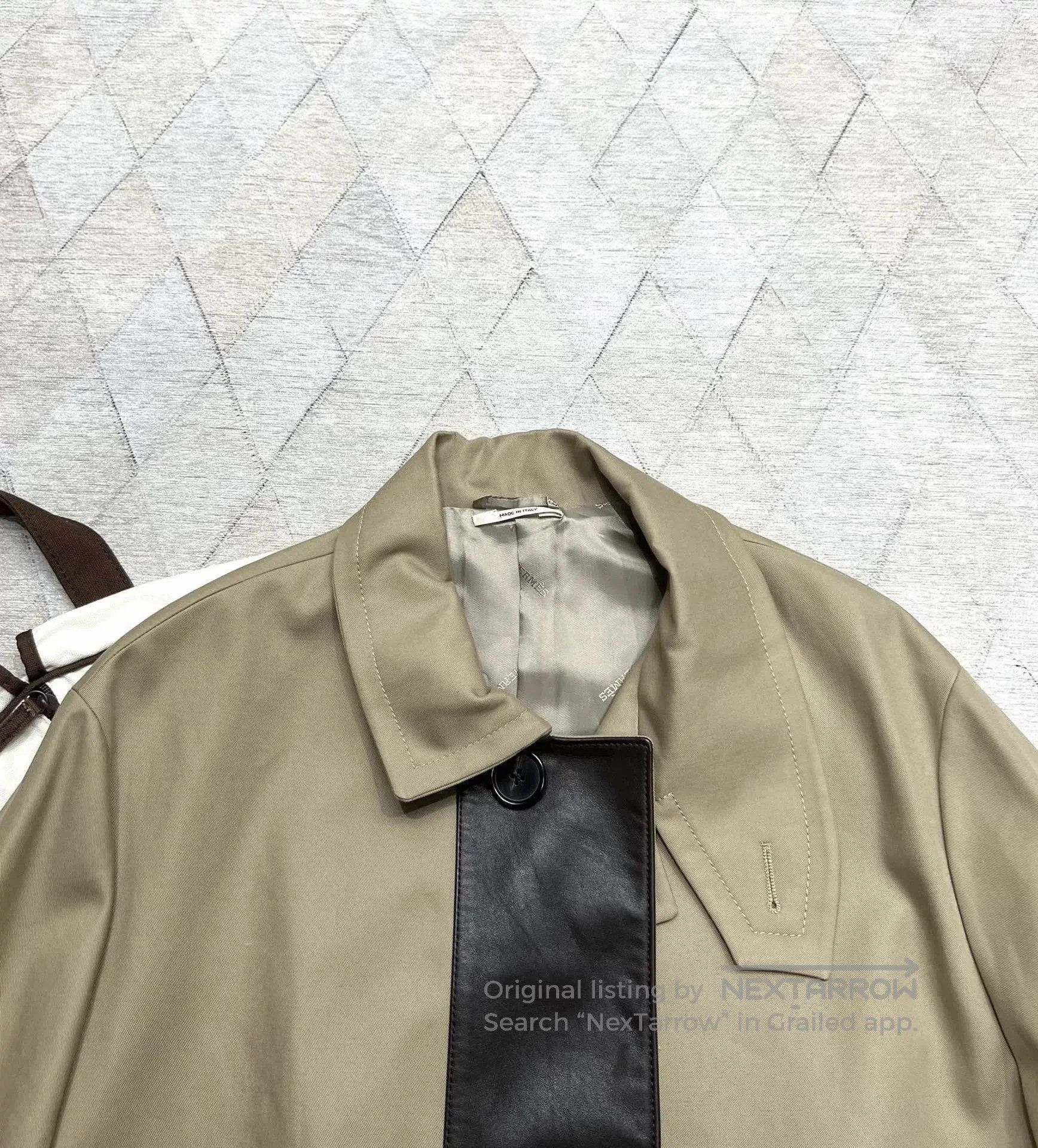 Hermes Hermes 21FW Patchwork Trench Coat. Size US M / EU 48-50 / 2 - 6 Thumbnail