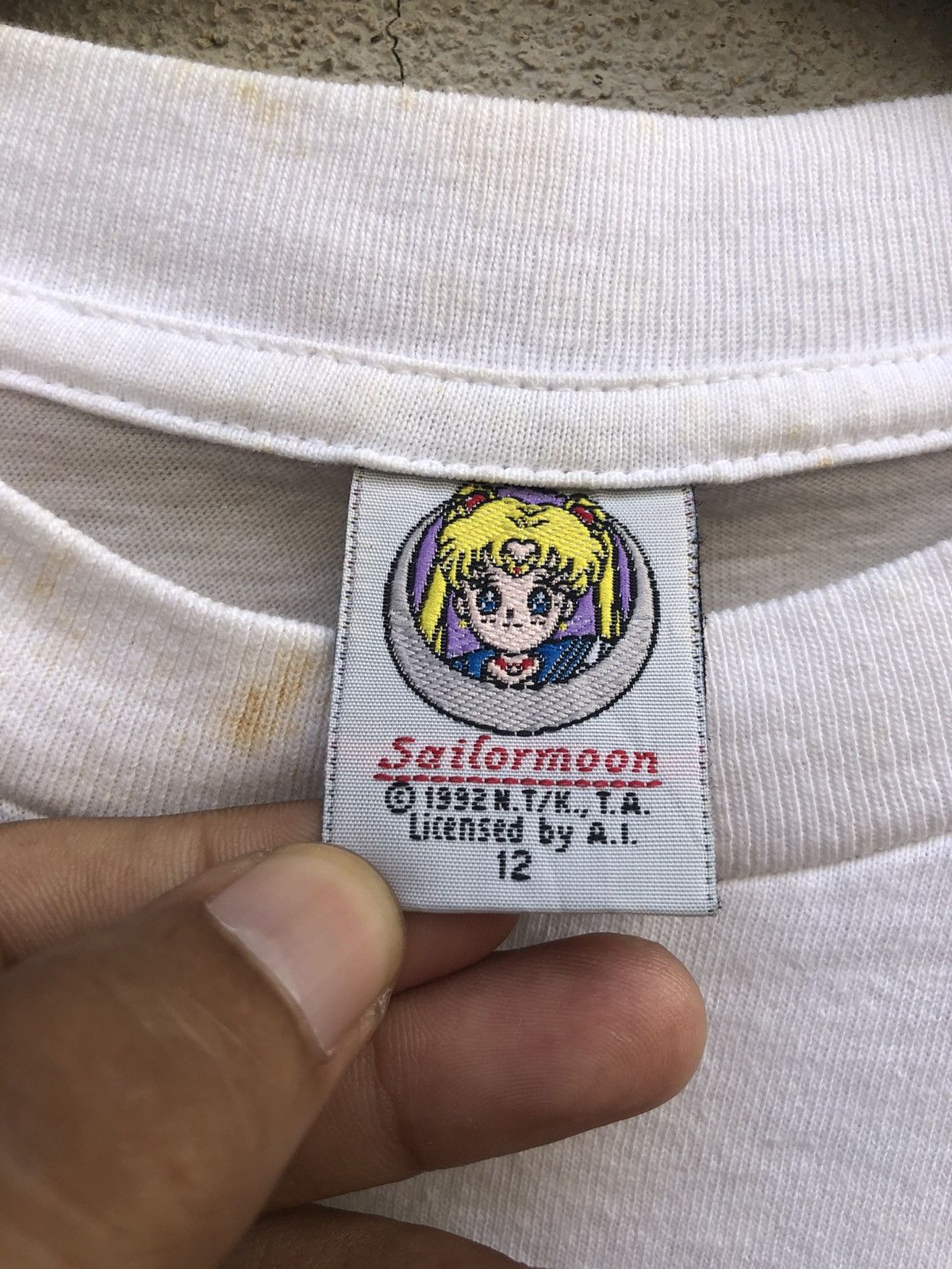 Anime × Cartoon Network × Vintage Rare!! Vintage 90s Sailormoon Anime Japan Tshirt Size US S / EU 44-46 / 1 - 2 Thumbnail