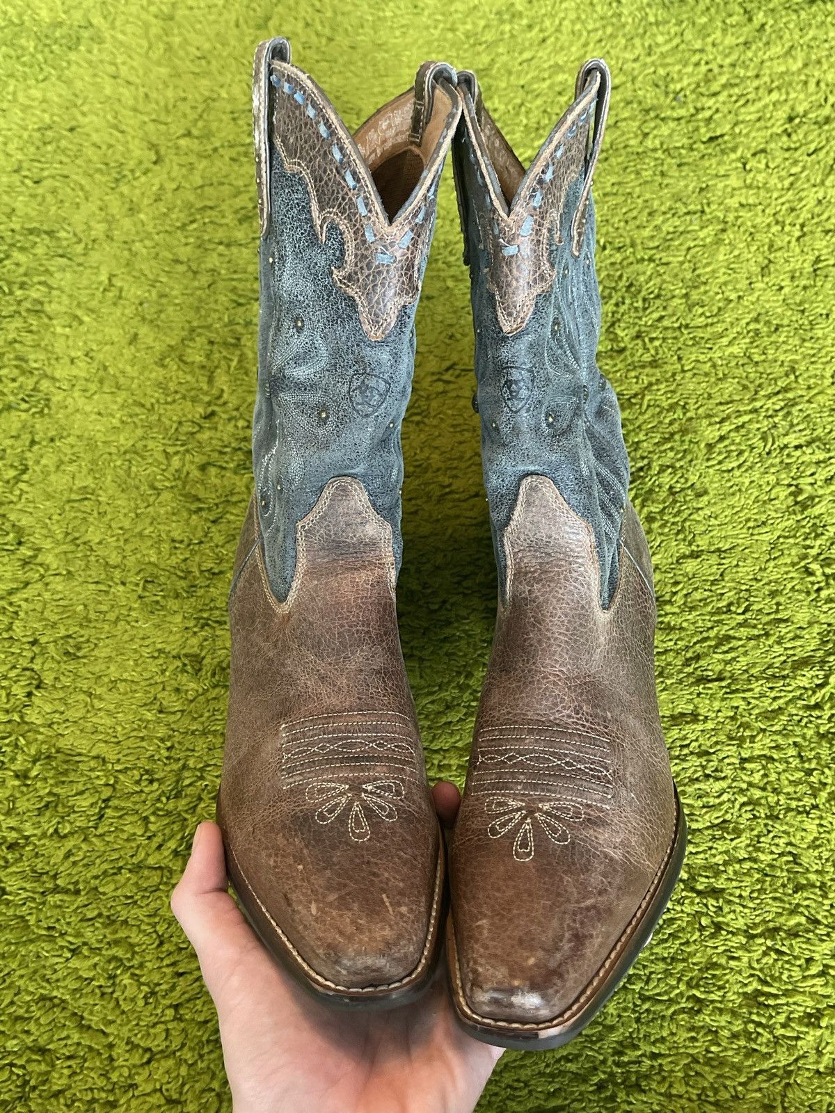 Ariat Ariat western cowboy style real leather boots Size US 10 / EU 43 - 5 Thumbnail