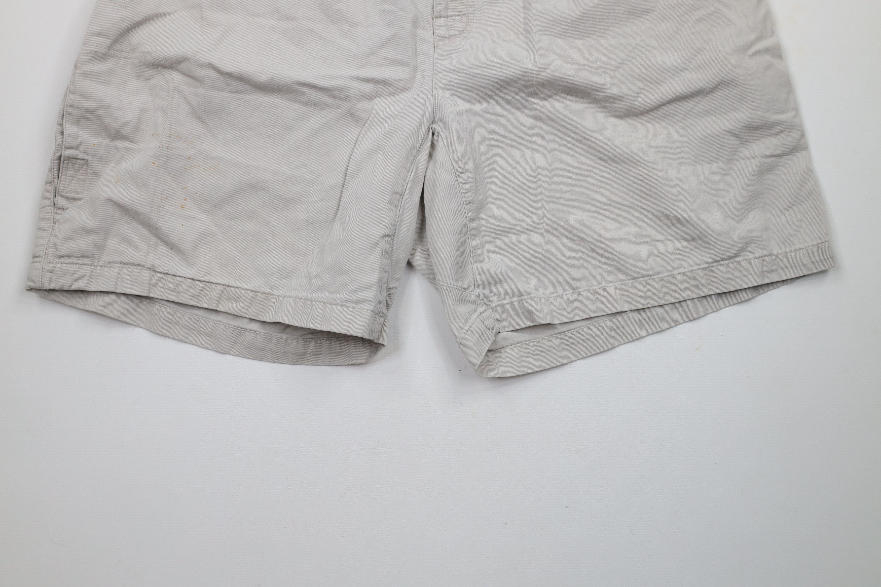 Columbia × Vintage Vintage 90s Columbia Belted Above Knee Shorts Beige Cotton Size US 36 / EU 52 - 4 Thumbnail
