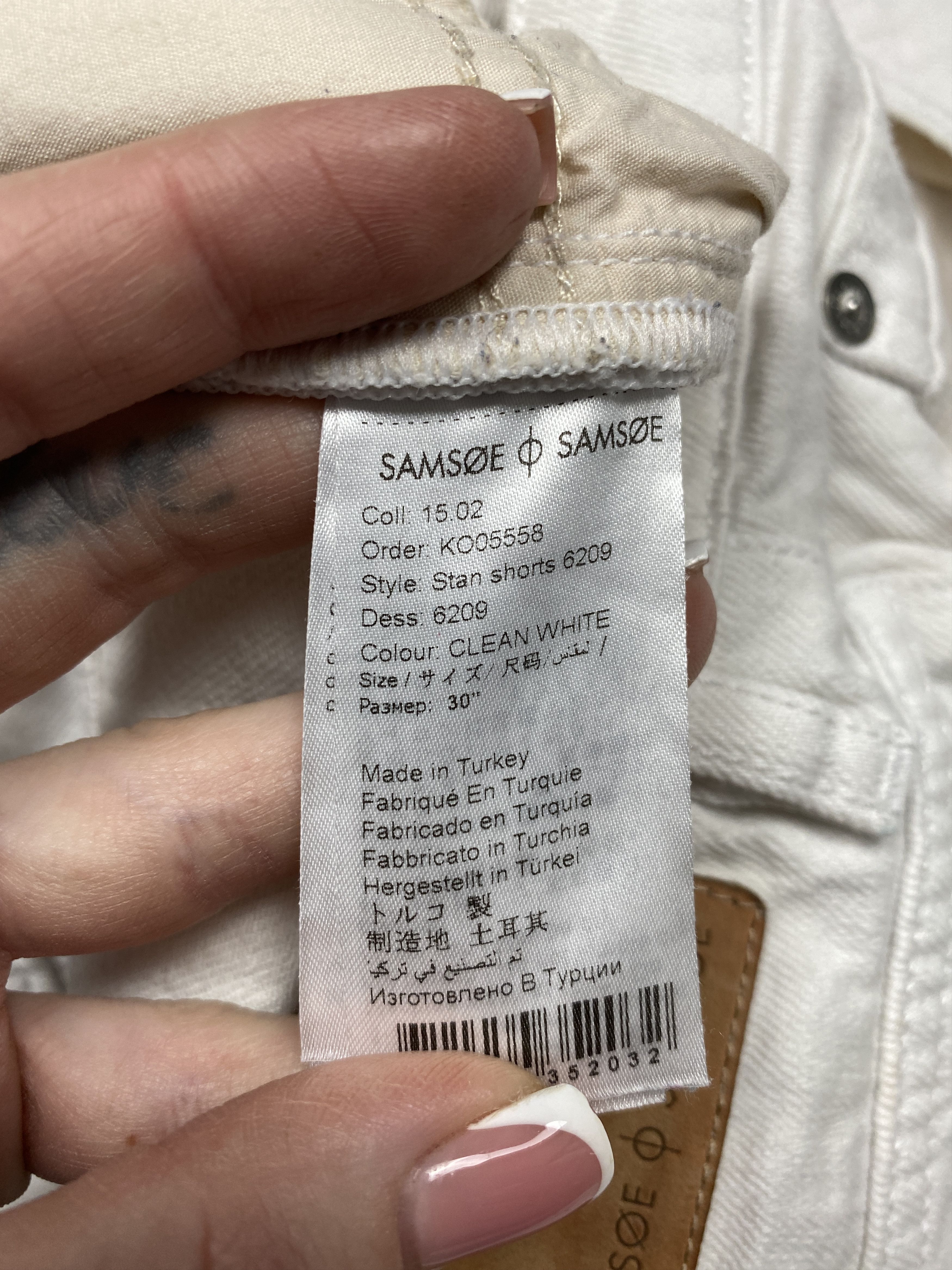 Samsoe Samsoe Samsoe & Samsoe Mens Denim Shorts Size US 30 / EU 46 - 5 Thumbnail