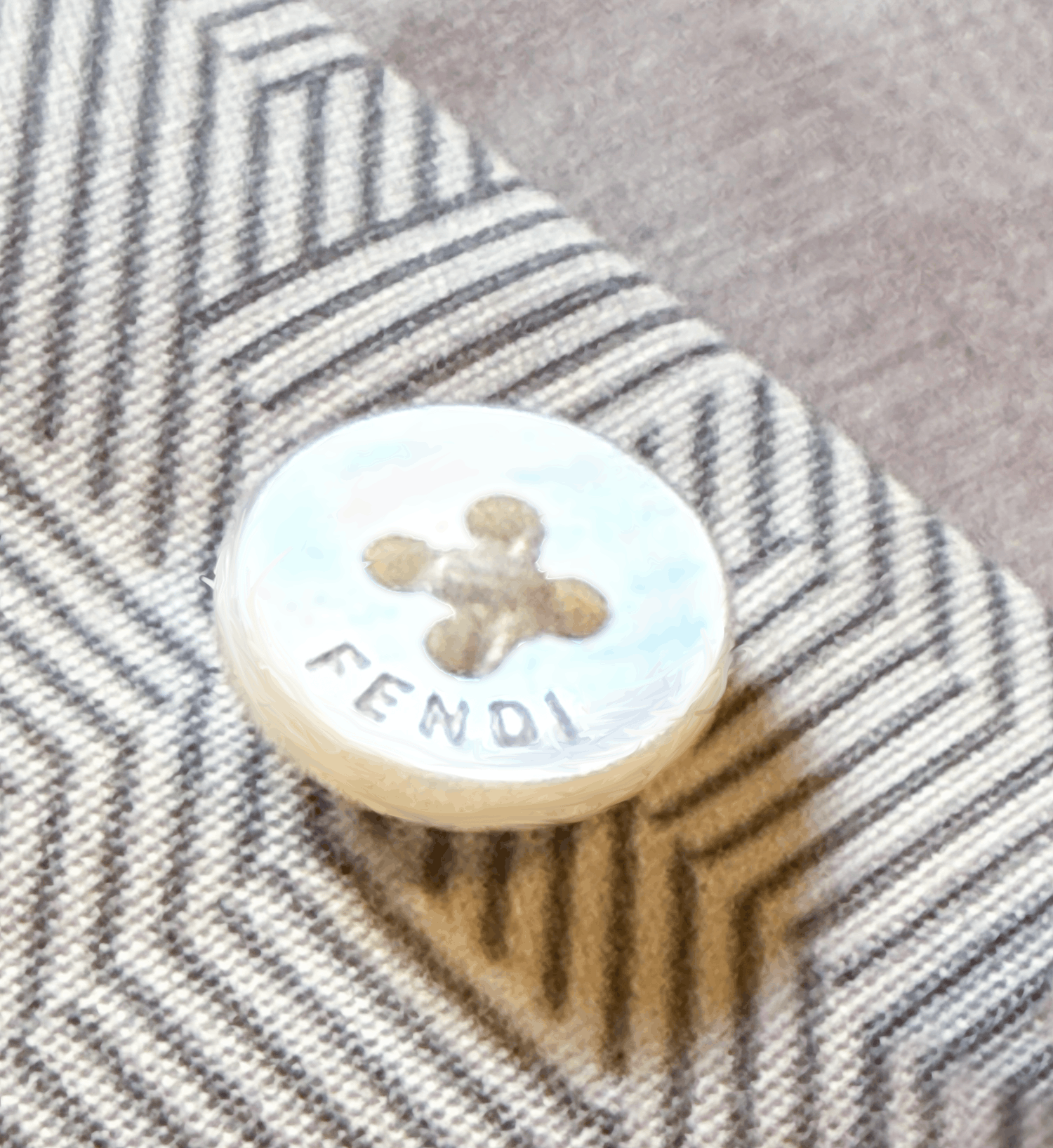 Fendi NEW w/ tags - Fendi Men's Shadow Shirt - FF logo motif Size US L / EU 52-54 / 3 - 5 Thumbnail