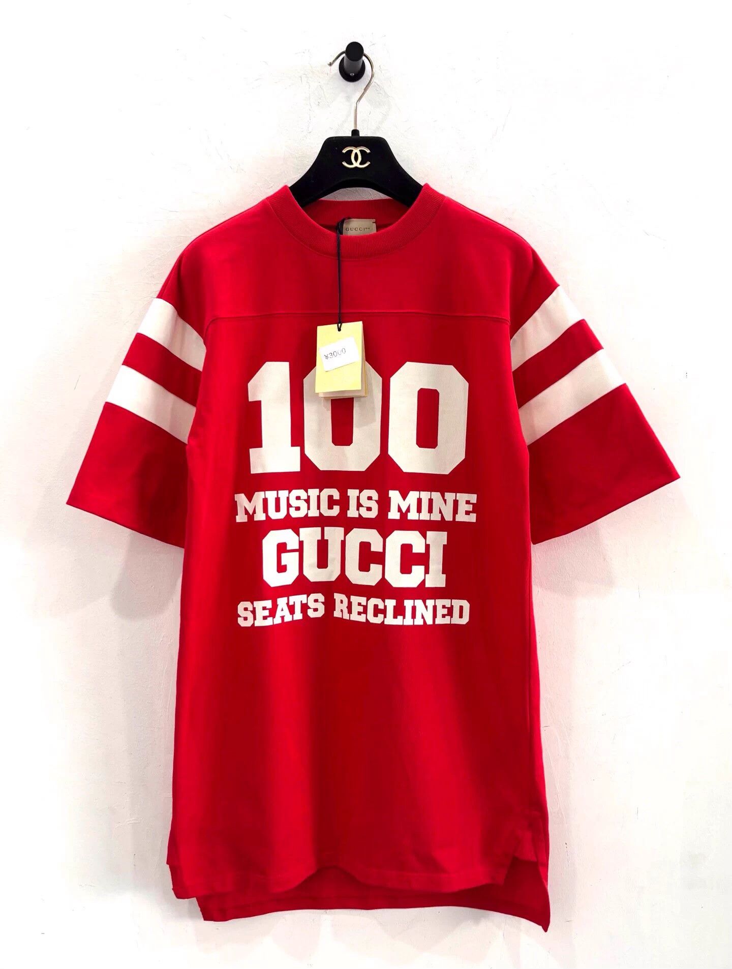 Gucci Gucci Red 10Y Kids White Logo Tee Size XXS / US 00 / IT 34 - 1 Thumbnail