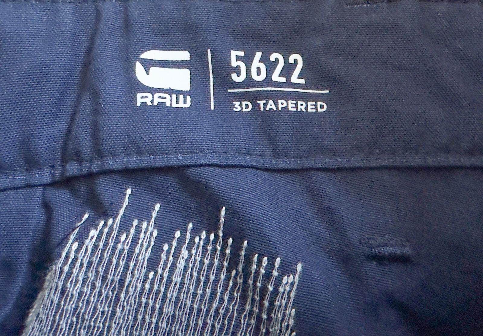Other G-Star RAW x Pharrell 5622 3D Tapered Sashiko Dot Navy Pants Size US 33 - 6 Thumbnail