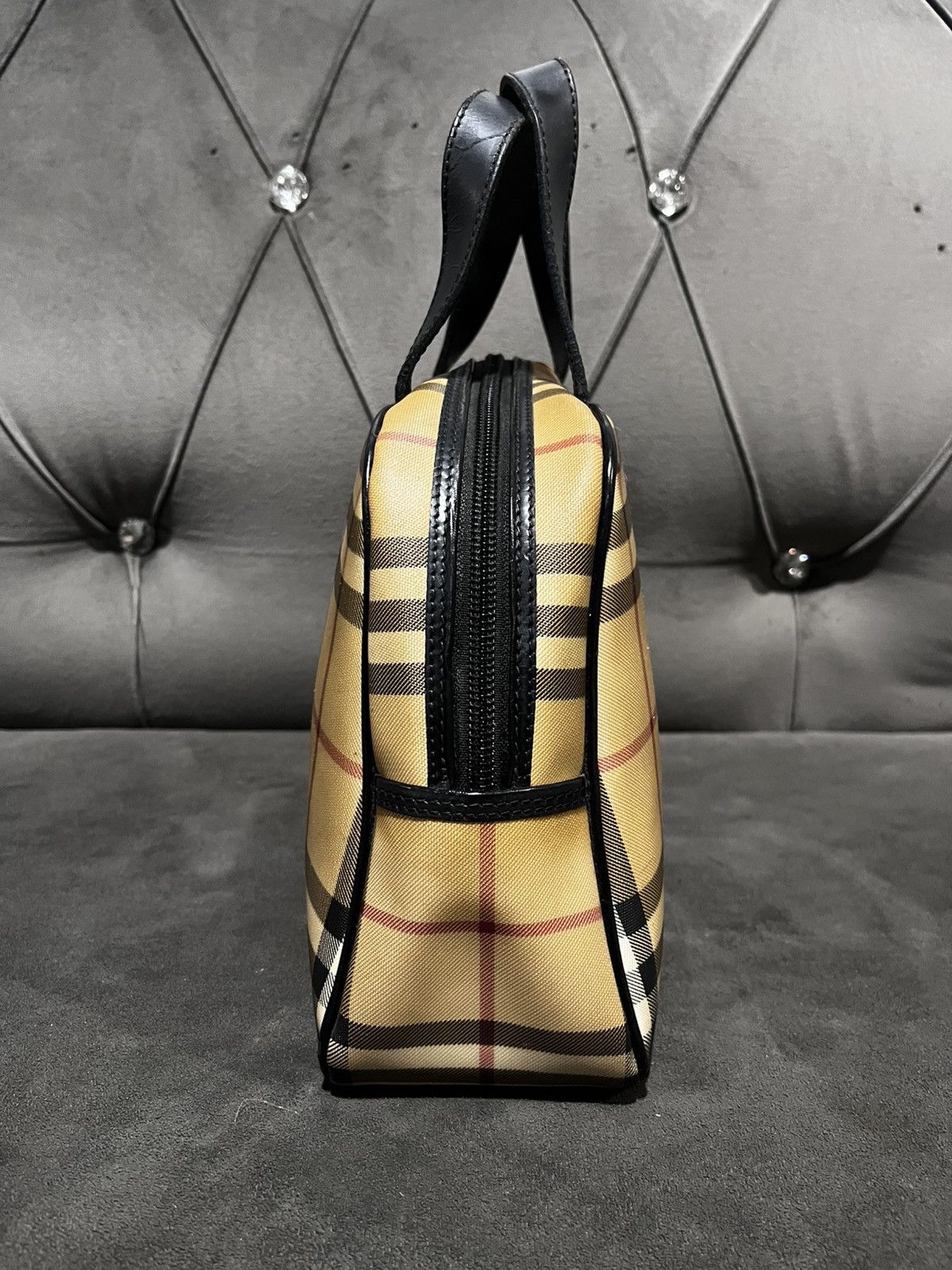 Burberry Authentic Burberry Nova Check Dome Handbag Size ONE SIZE - 12 Thumbnail