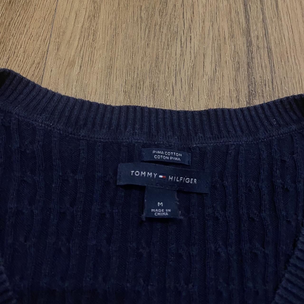 Tommy Hilfiger Navy blue Tommy Hilfiger V-neck sweater #preppy Size US M / EU 48-50 / 2 - 7 Thumbnail