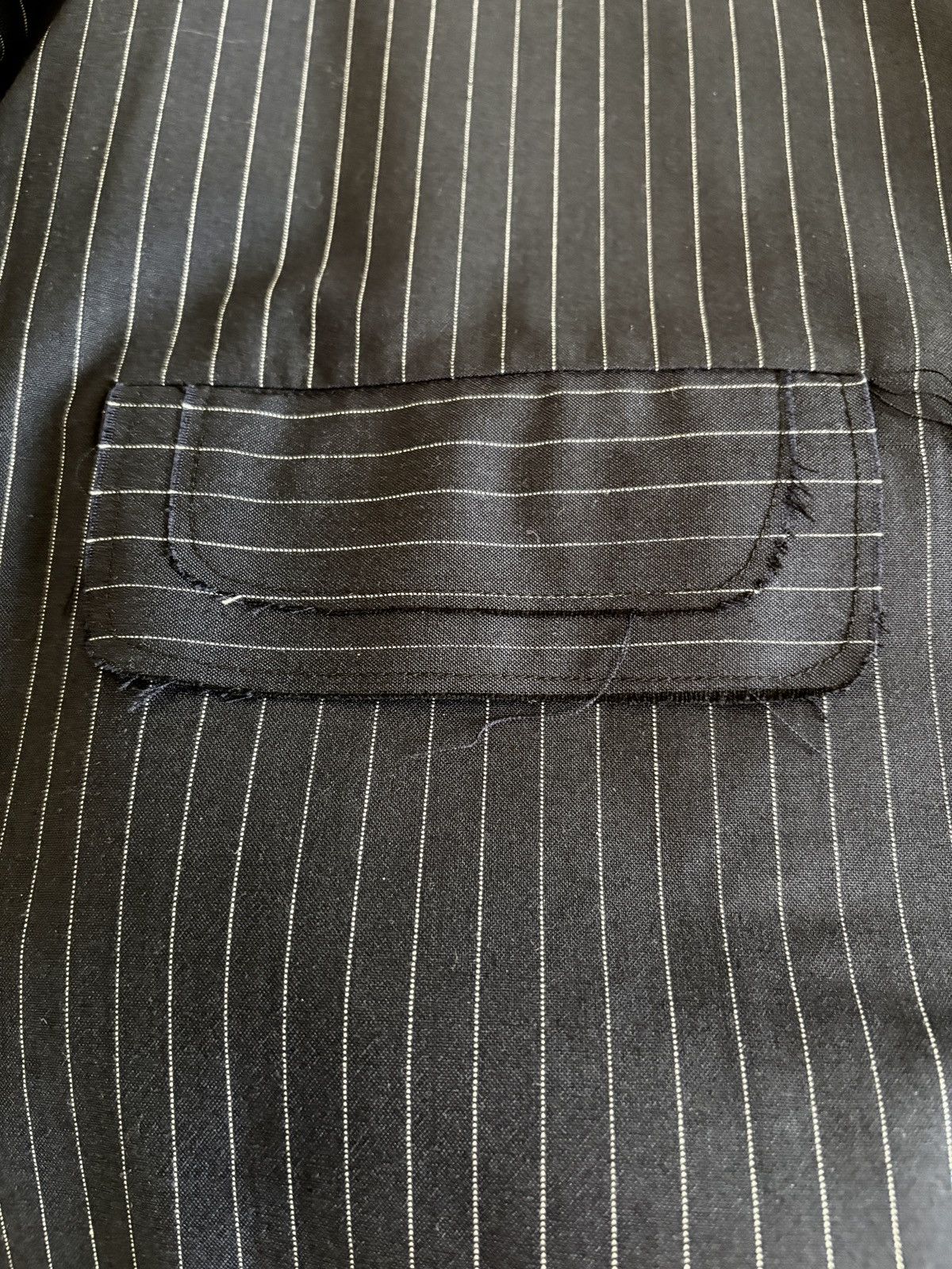 By Walid Single Breasted 3 Button Jacket with Embroidered Back Size 52R - 7 Thumbnail