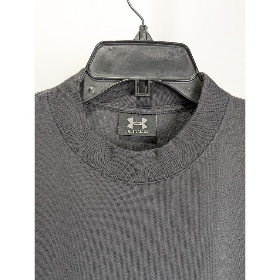 Balenciaga × Under Armour o1rshd1 Q:2 / Print Vint Medium Fit T-Shirt in Black Size US S / EU 44-46 / 1 - 3 Thumbnail