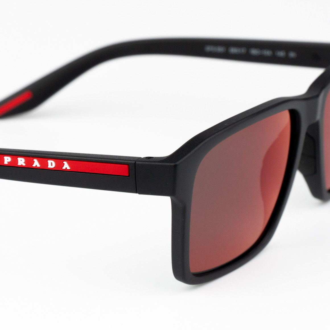 Prada Prada Linea Rossa Men Sunglasses PS05YS 1BO10A BRAND NEW Size ONE SIZE - 8 Thumbnail