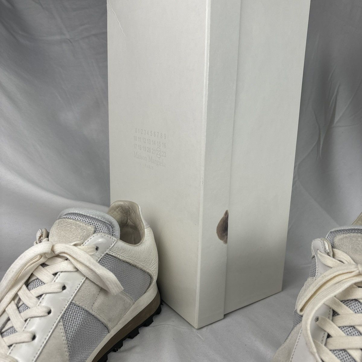 Maison Margiela 22 Retro Runner Low. White & Gray S37WS0347 EU 42 US 9 Size US 9 / EU 42 - 25 Thumbnail