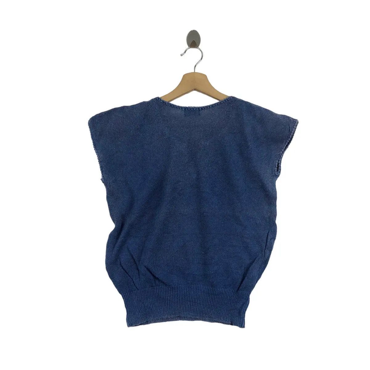 Vintage Vintage BIANCA B Collection Henley Knitwear Sweater Shirt Size S / US 4 / IT 40 - 4 Thumbnail