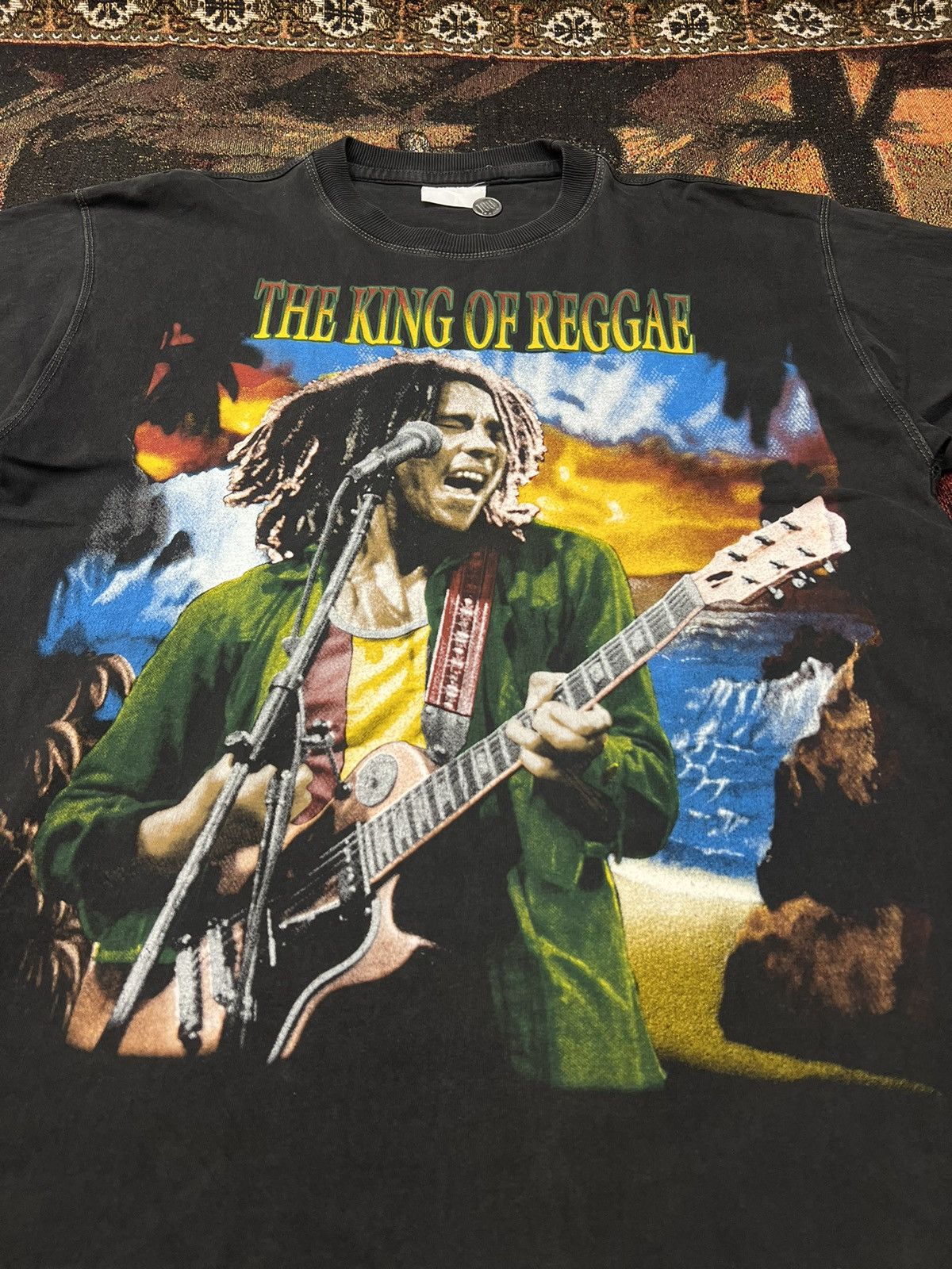 Bob Marley Vintage Bob Marley Rap Tee Style Tee Size US XL / EU 56 / 4 - 1 Thumbnail