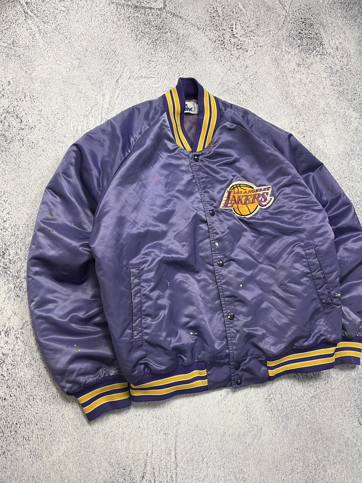 Chalk Line × NBA Vintage Chalk Line NBA Los Angeles Lakers Bomber Jacket USA Size US XL / EU 56 / 4 - 8 Thumbnail
