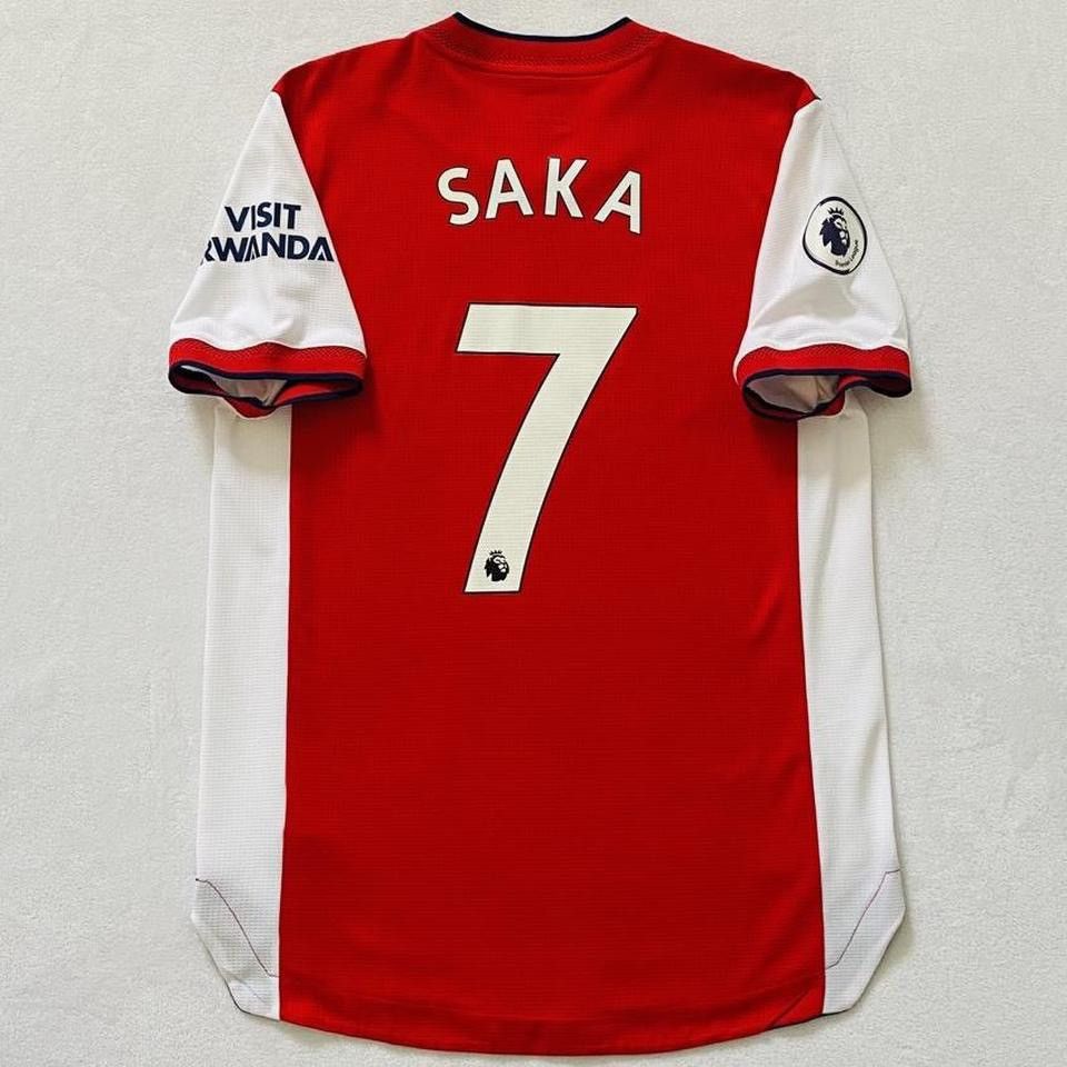 Adidas Arsenal Saka 2021 22 home PLAYER VERSION Premier League Size US M / EU 48-50 / 2 - 1 Thumbnail