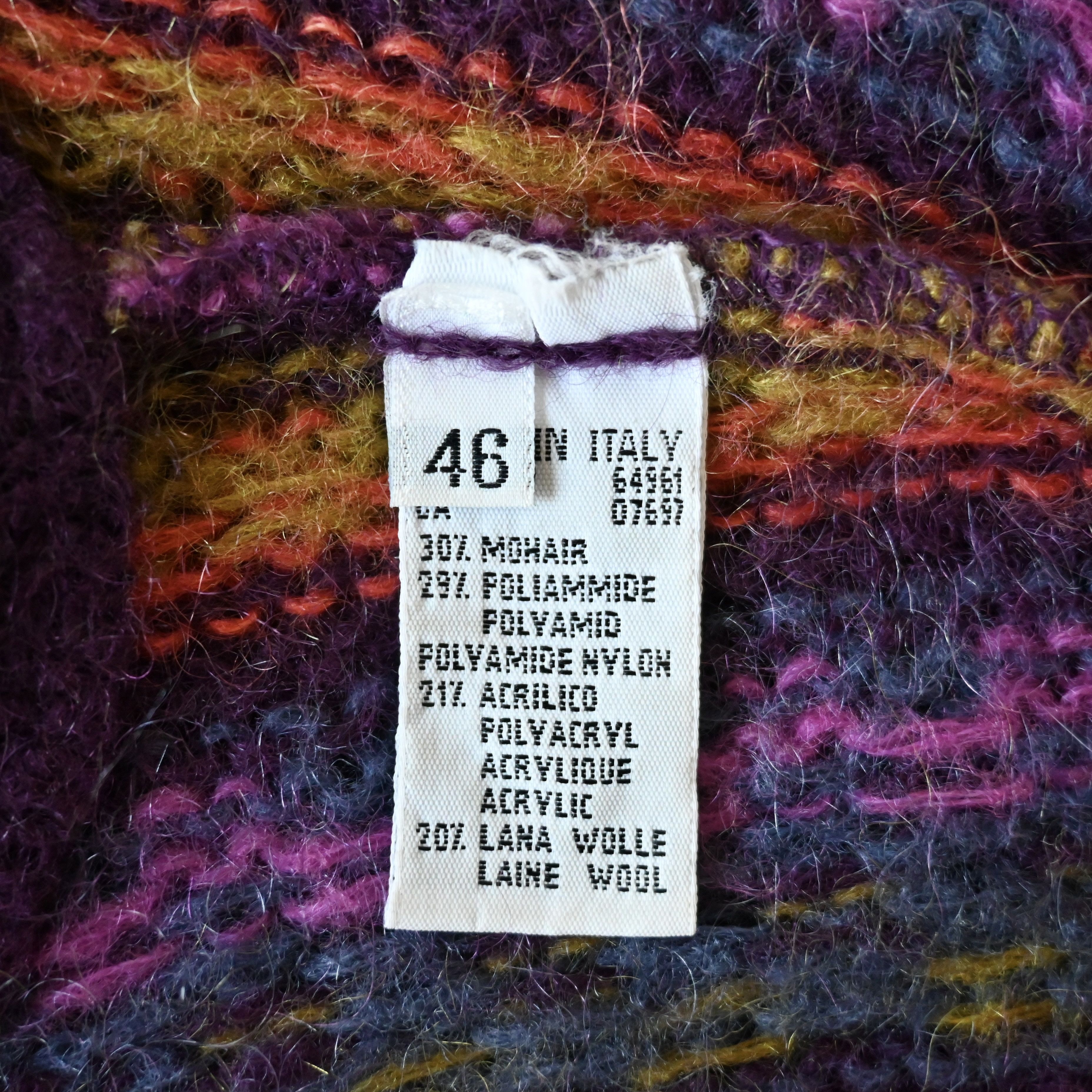 United Colors Of Benetton VTG United Colors of Benetton mohair-blend sweater, 46 Size M / US 6-8 / IT 42-44 - 14 Thumbnail