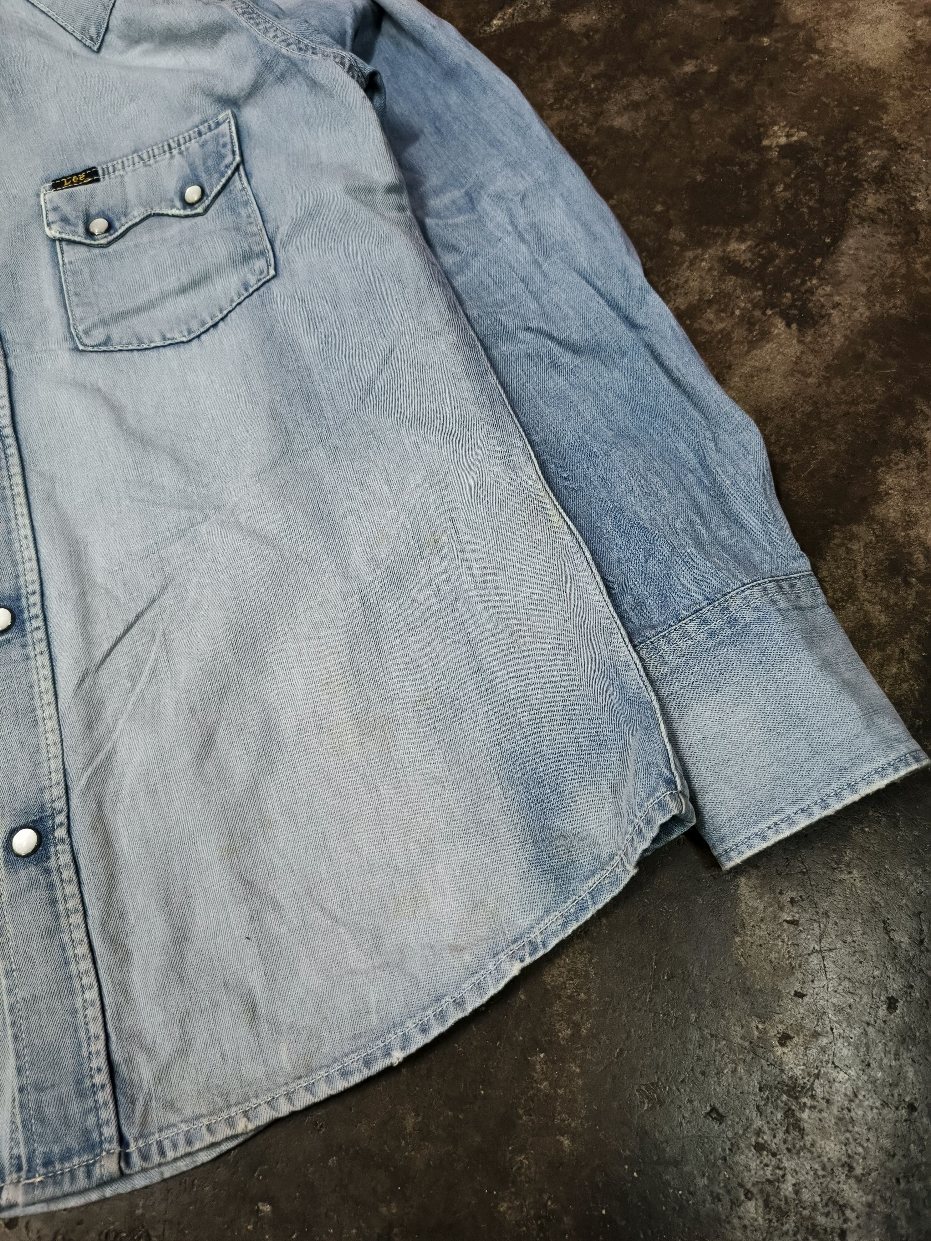 Lee LEE X UNITED ARROWS WESTERN DENIM SHIRT BUTTON Size US M / EU 48-50 / 2 - 4 Thumbnail