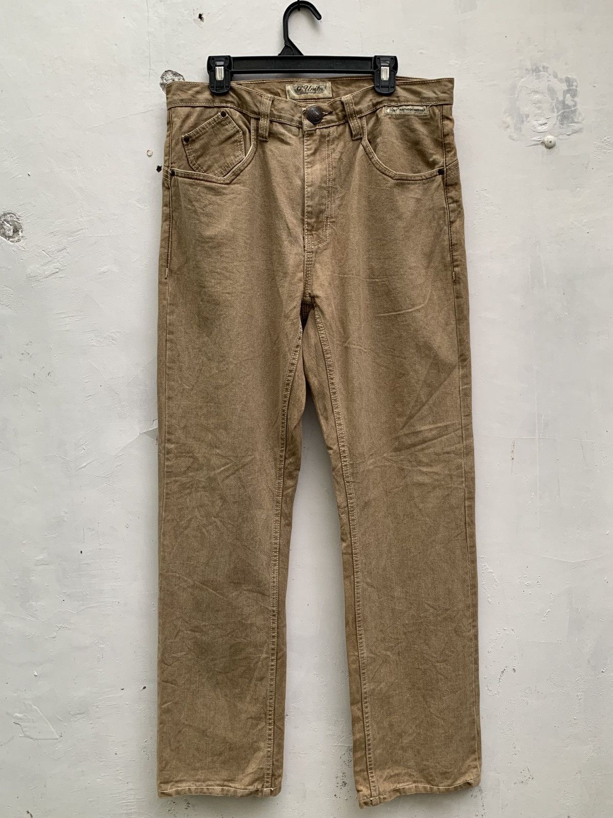 Southpole Vintage G unit 50 cent big embroidery baggy jeans rap pants Size US 34 / EU 50 - 9 Thumbnail