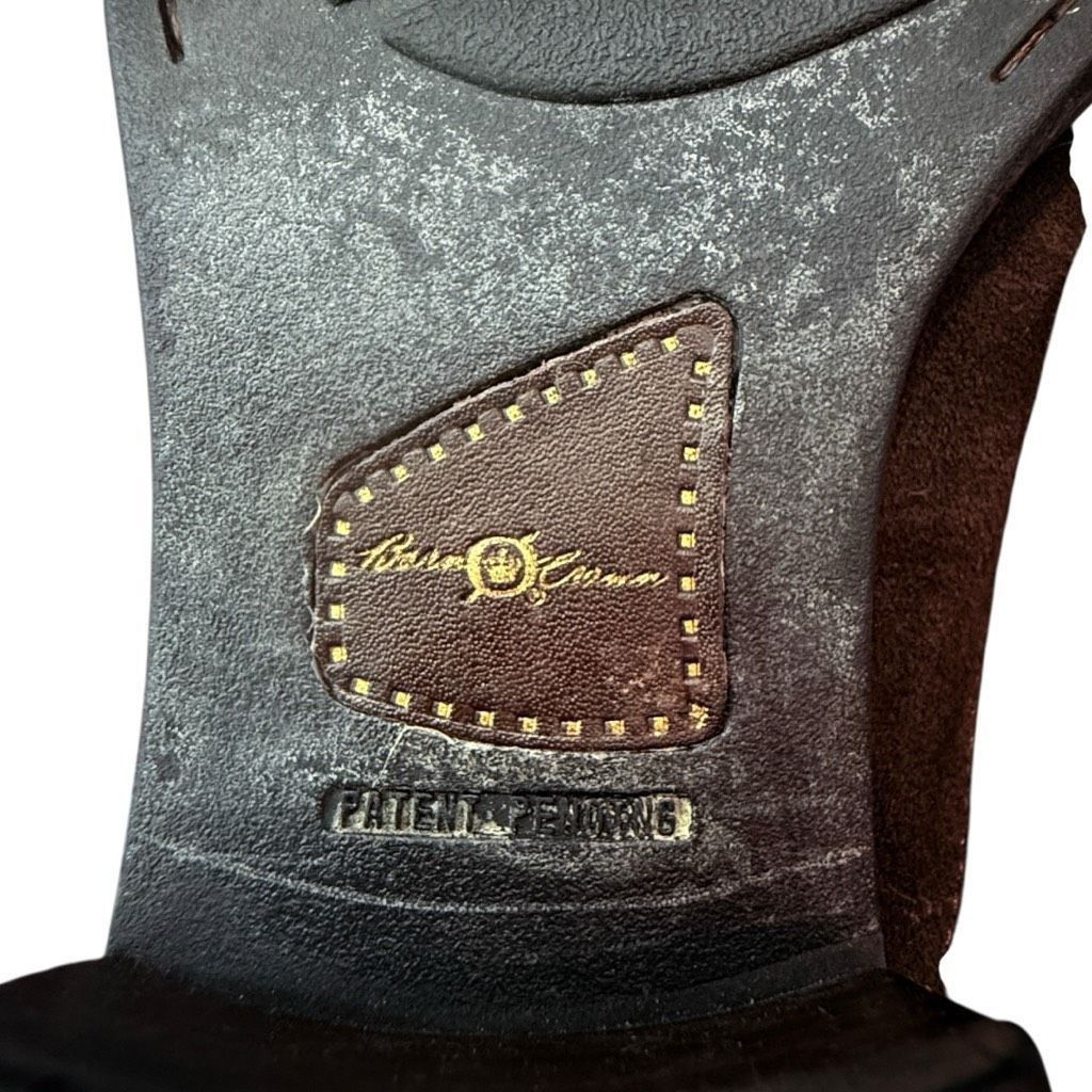 Born BORN CROWN Cricket Suede Boots Brown Leather Boots Tall Knee Size US 7.5 / IT 37.5 - 2 Thumbnail