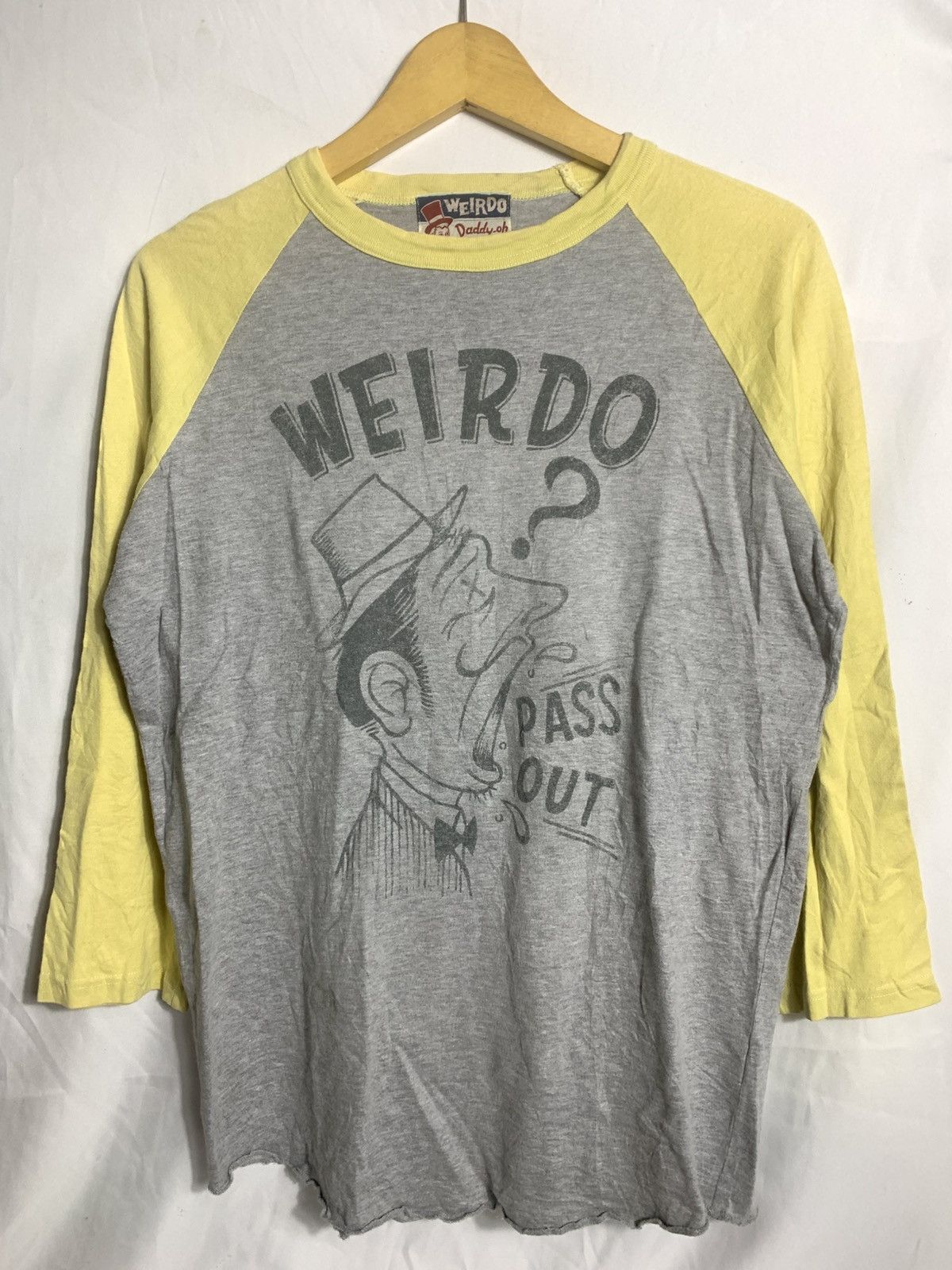 Vintage Japanese Weirdo Shirt Raglan Size US M / EU 48-50 / 2 - 1 Thumbnail