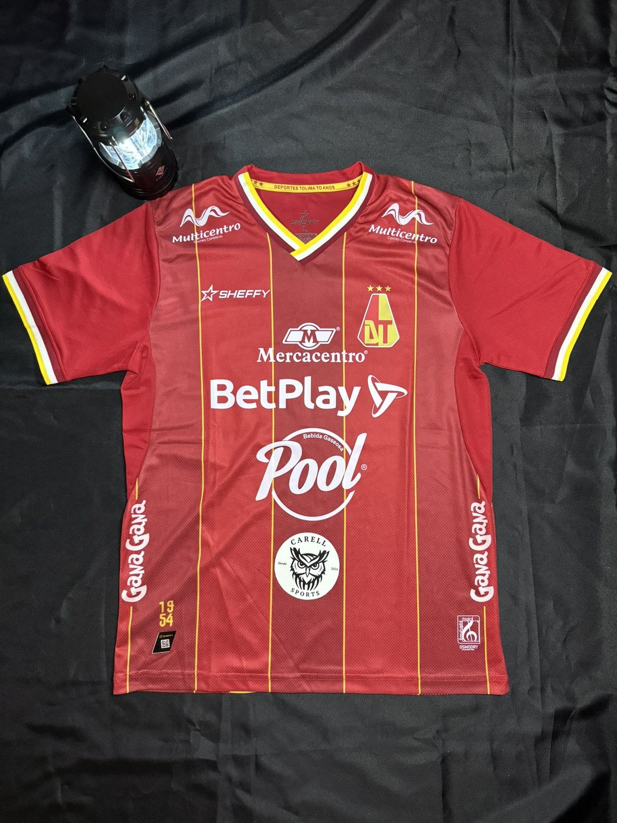 Other Deportes Tolima 2024 Home Soccer Jersey Size M Size US M / EU 48-50 / 2 - 1 Thumbnail