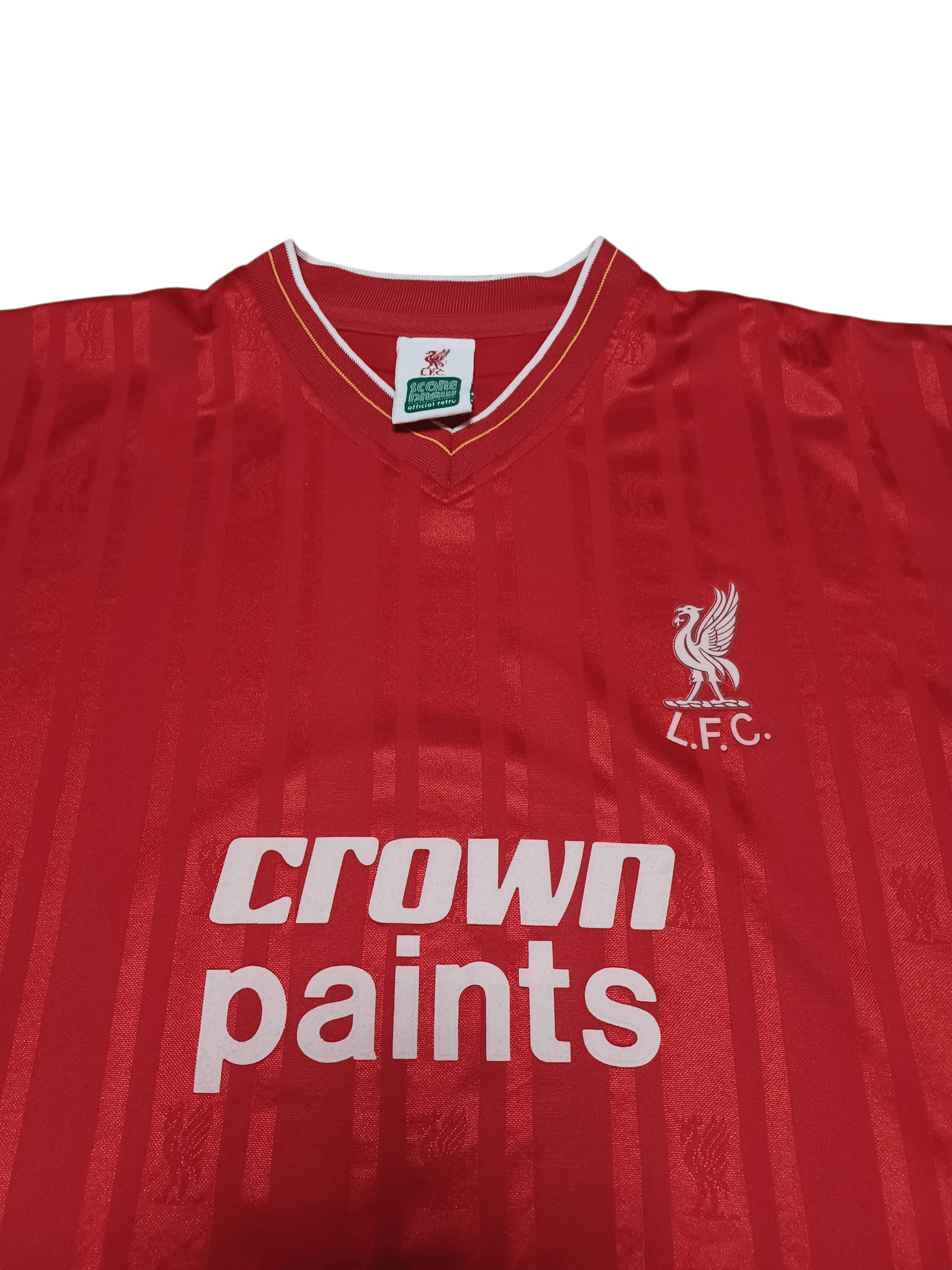 Other LIVERPOOL VINTAGE 1986/1987 SCORE DRAW CROWN PAINTS JERSEY Size US M / EU 48-50 / 2 - 2 Thumbnail