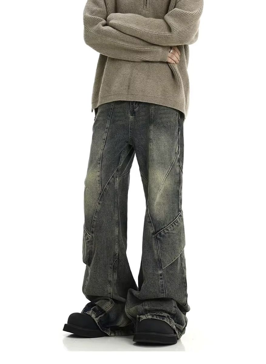 Japanese Brand × Jean Y2K Street Baggy Flared Denim Size US 26 / EU 42 - 2 Thumbnail