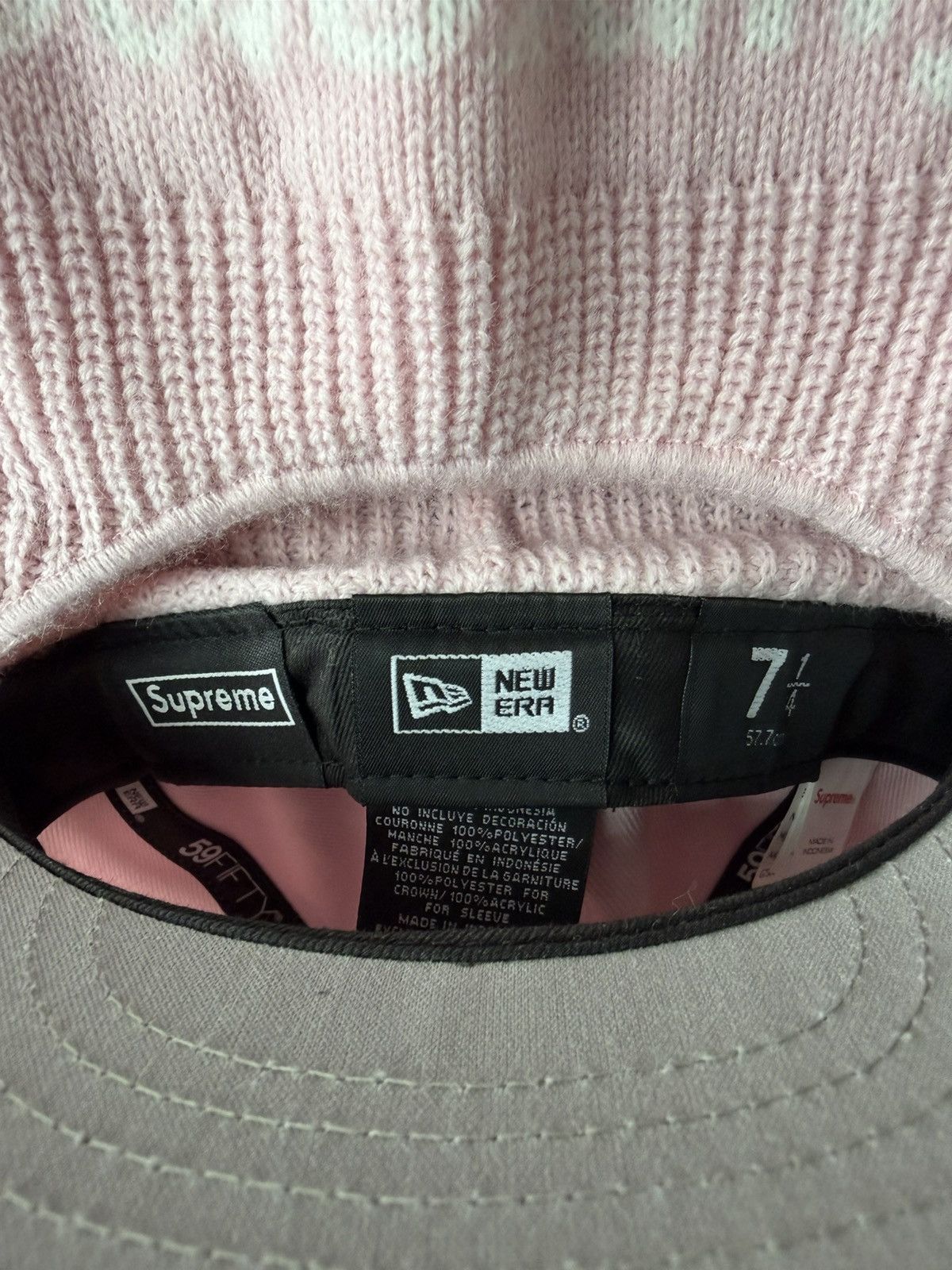 Supreme Supreme New Era Box Logo Balaclava Cap Pink Size ONE SIZE - 3 Thumbnail