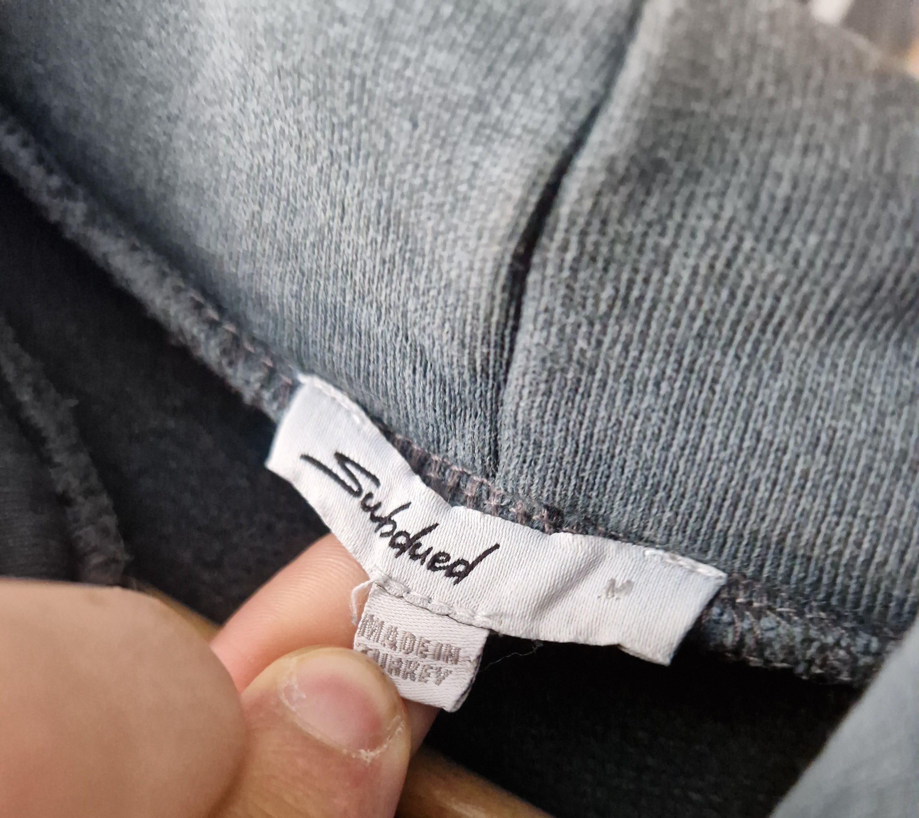 Vintage subdued hoodie gray man Size US M / EU 48-50 / 2 - 2 Thumbnail