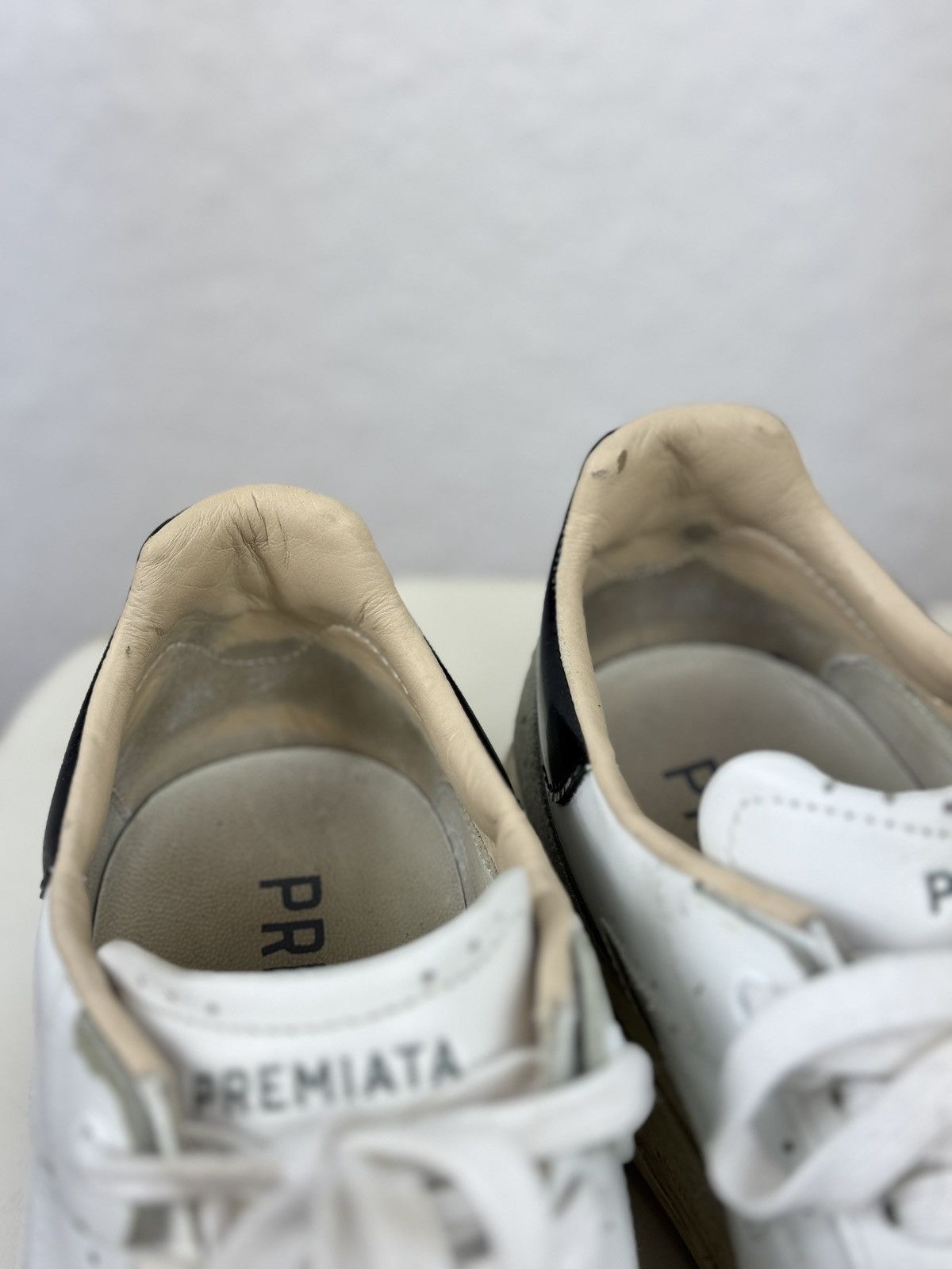Premiata Men’s PREMIATA QUINN VAR.5254 White Leather Sneakers Size 43 Size US 9 / EU 42 - 9 Thumbnail