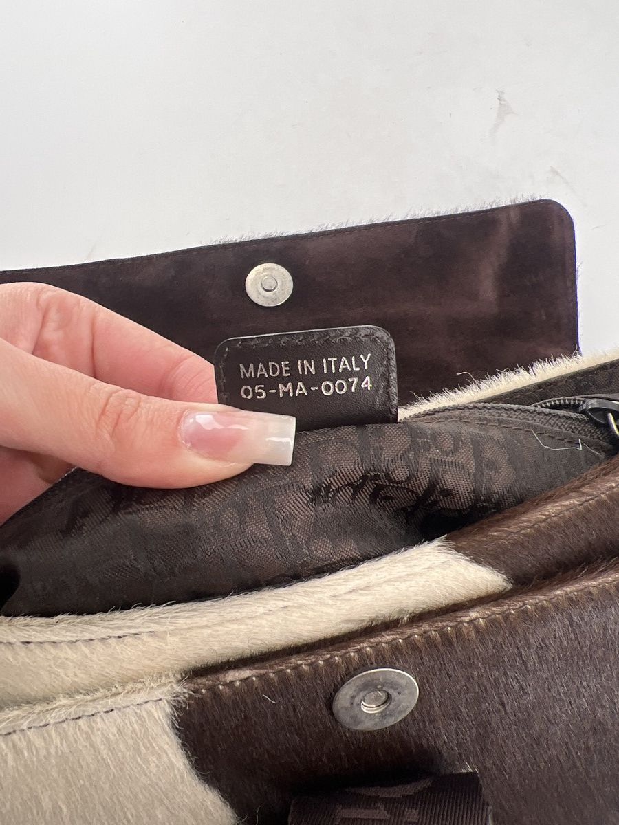 Dior HARDCORE PONY HAIR FLAP BAG Size ONE SIZE - 7 Thumbnail