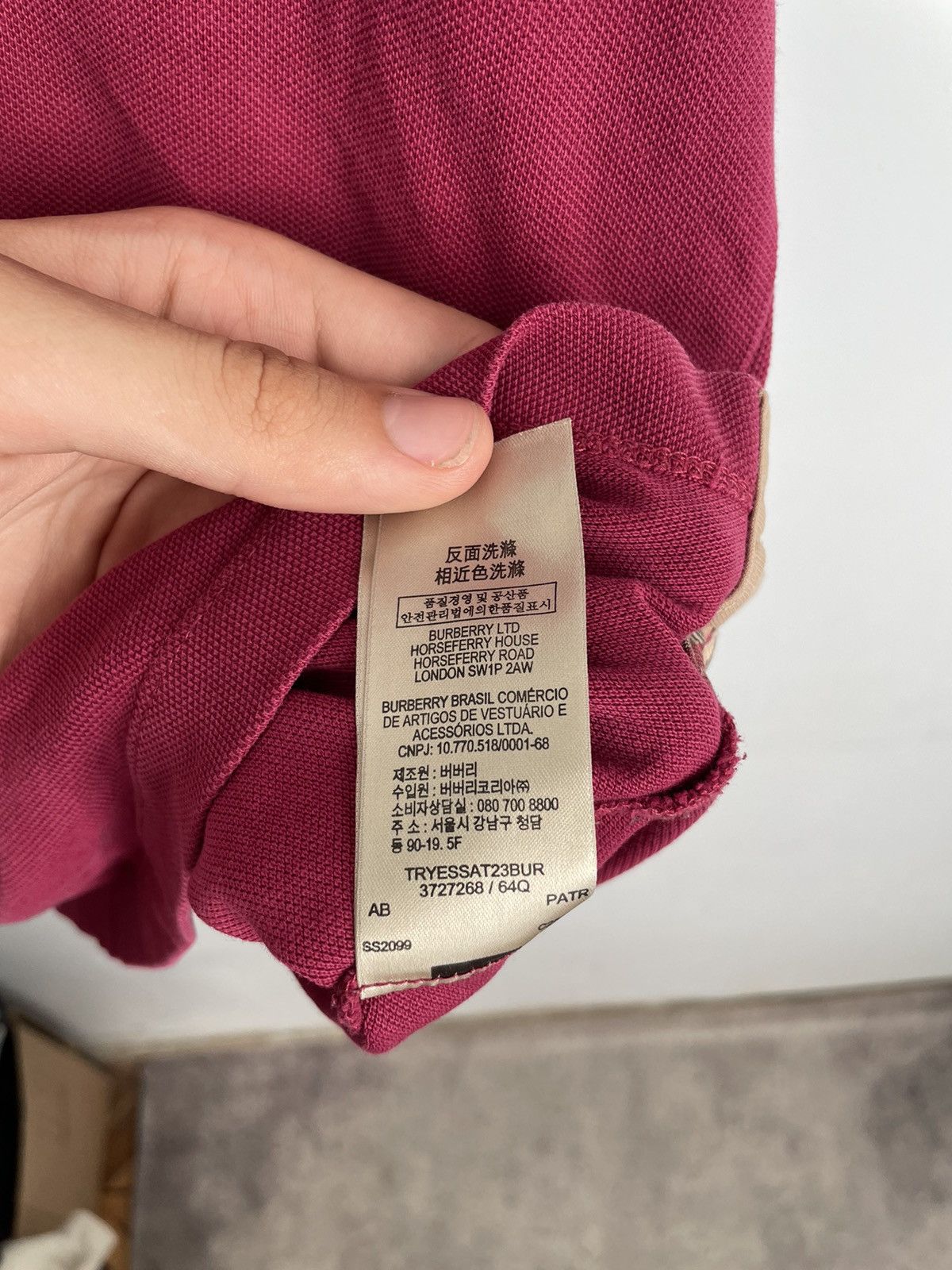 Burberry crazy burberry polo t-shirt luxury Size US L / EU 52-54 / 3 - 8 Thumbnail