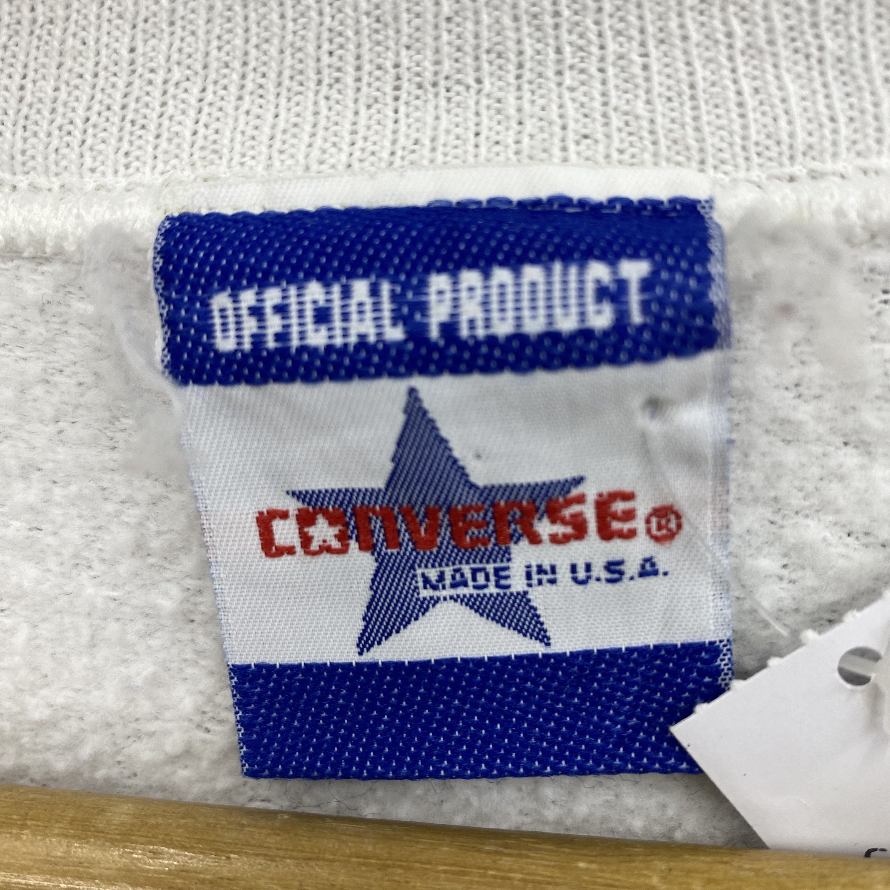 Converse Vintage 90s Converse Sweater Spellout Sweatshirt Jumper Size US S / EU 44-46 / 1 - 4 Thumbnail