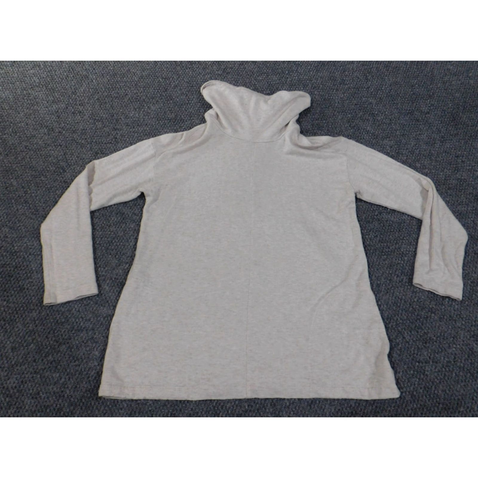 J. Jill J. Jill Sweater Pullover Shirt Knit Beige Raglan Sleeve Turtleneck Long Sleeve Regular Women Size L Size L / US 10 / IT 46 - 6 Thumbnail