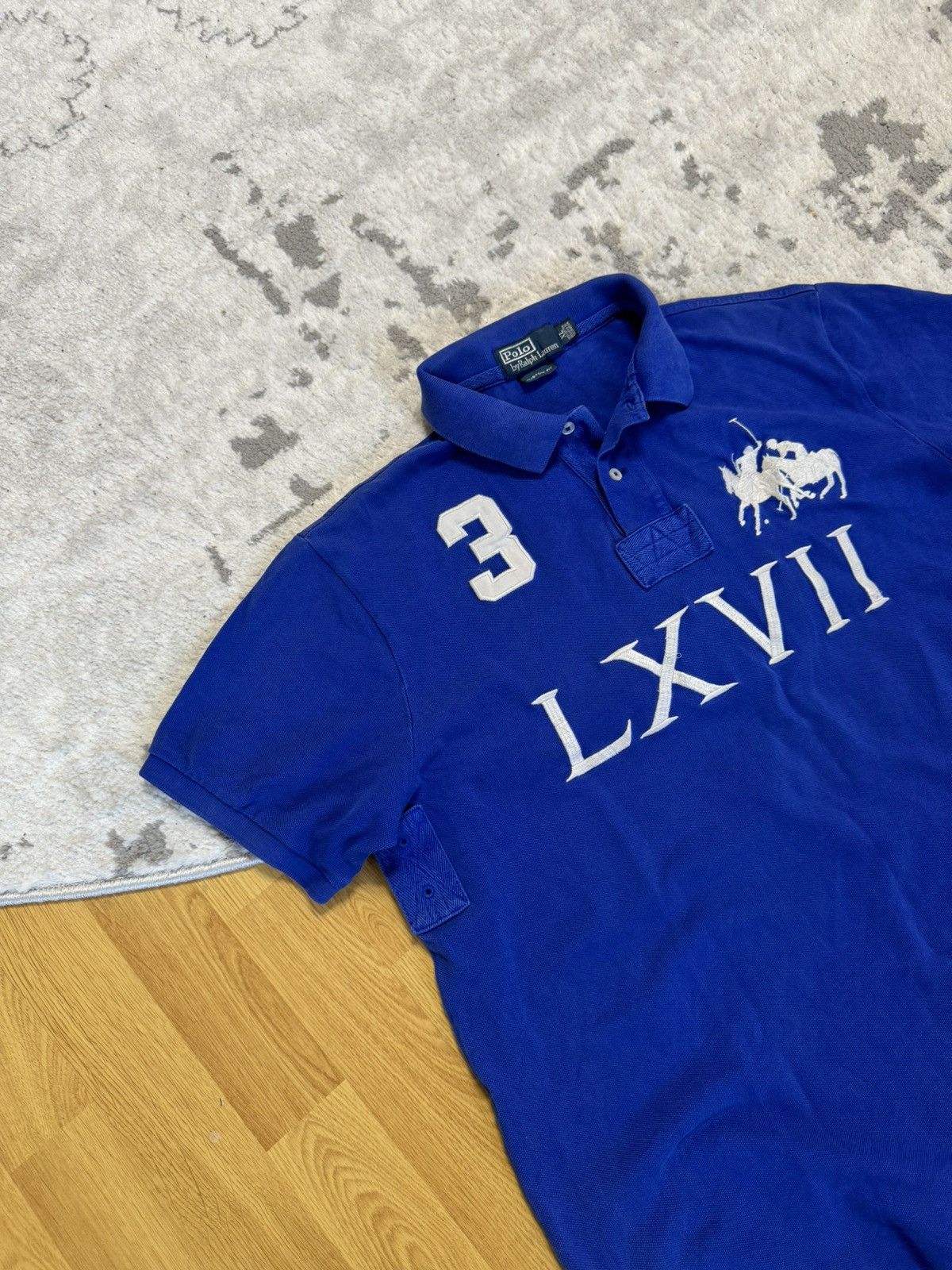 Polo Ralph Lauren × Vintage Polo Ralph Lauren LXVII #3 Vintage Big Pony Polo T-Shirt 90s Size US L / EU 52-54 / 3 - 8 Thumbnail