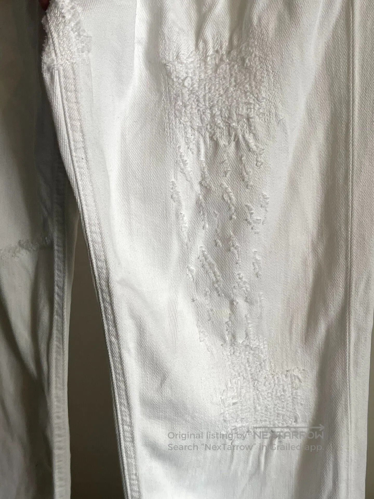 Dirk Bikkembergs Dirk Bikkembergs White Denim Pants. Size US 33 - 2 Thumbnail