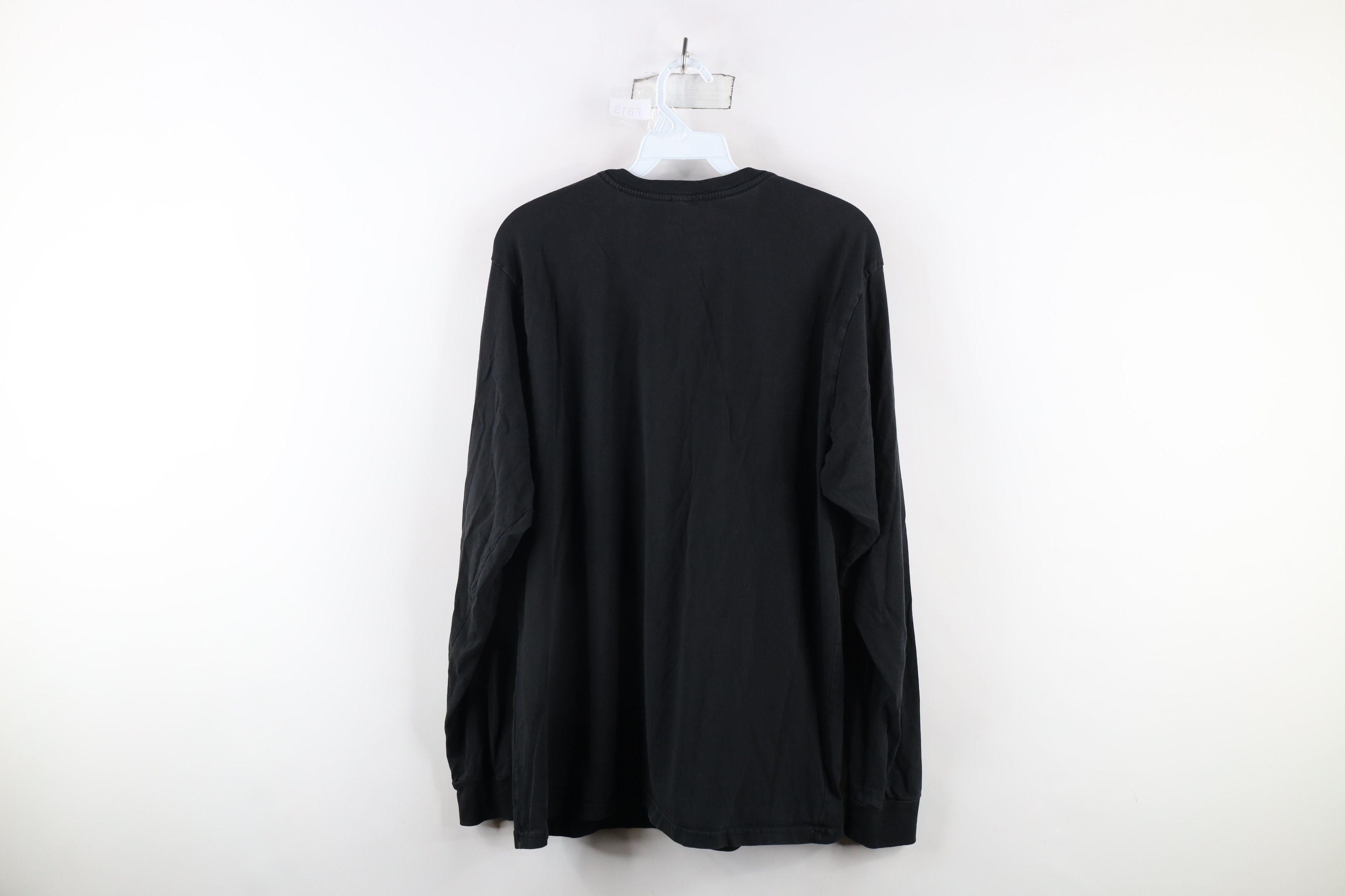 Vintage Vintage 90s Streetwear Long Sleeve T-Shirt Black Cotton Size US L / EU 52-54 / 3 - 5 Thumbnail