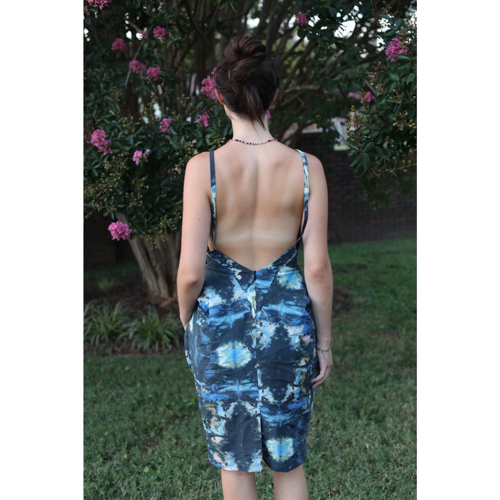 Handmade Handmade CAYCEE BLACK designer backless dress size 4 Size S / US 4 / IT 40 - 1 Thumbnail