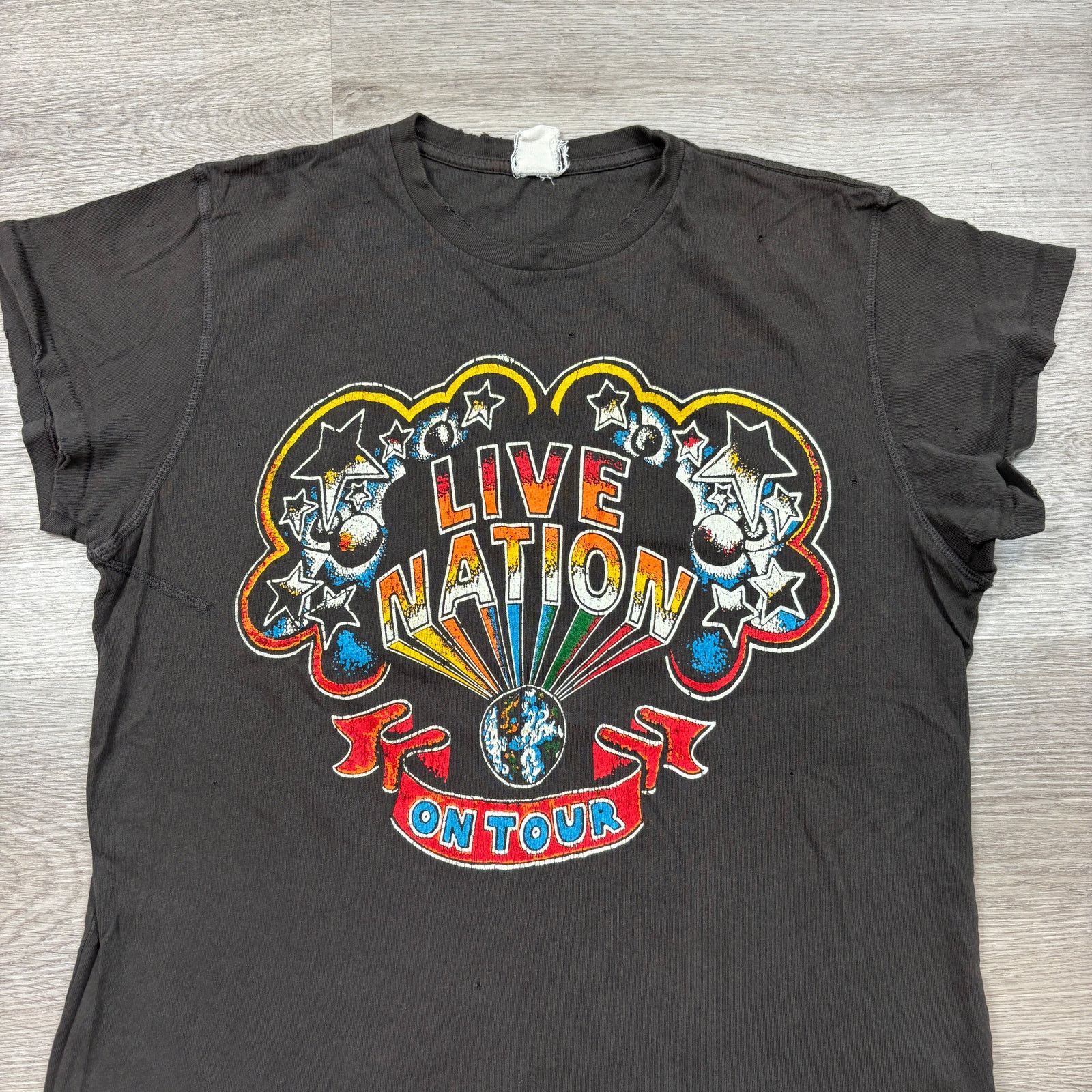 MadeWorn Madeworn Live Nation On Tour Cap Sleeve Shirt Men's Medium Size US M / EU 48-50 / 2 - 2 Thumbnail