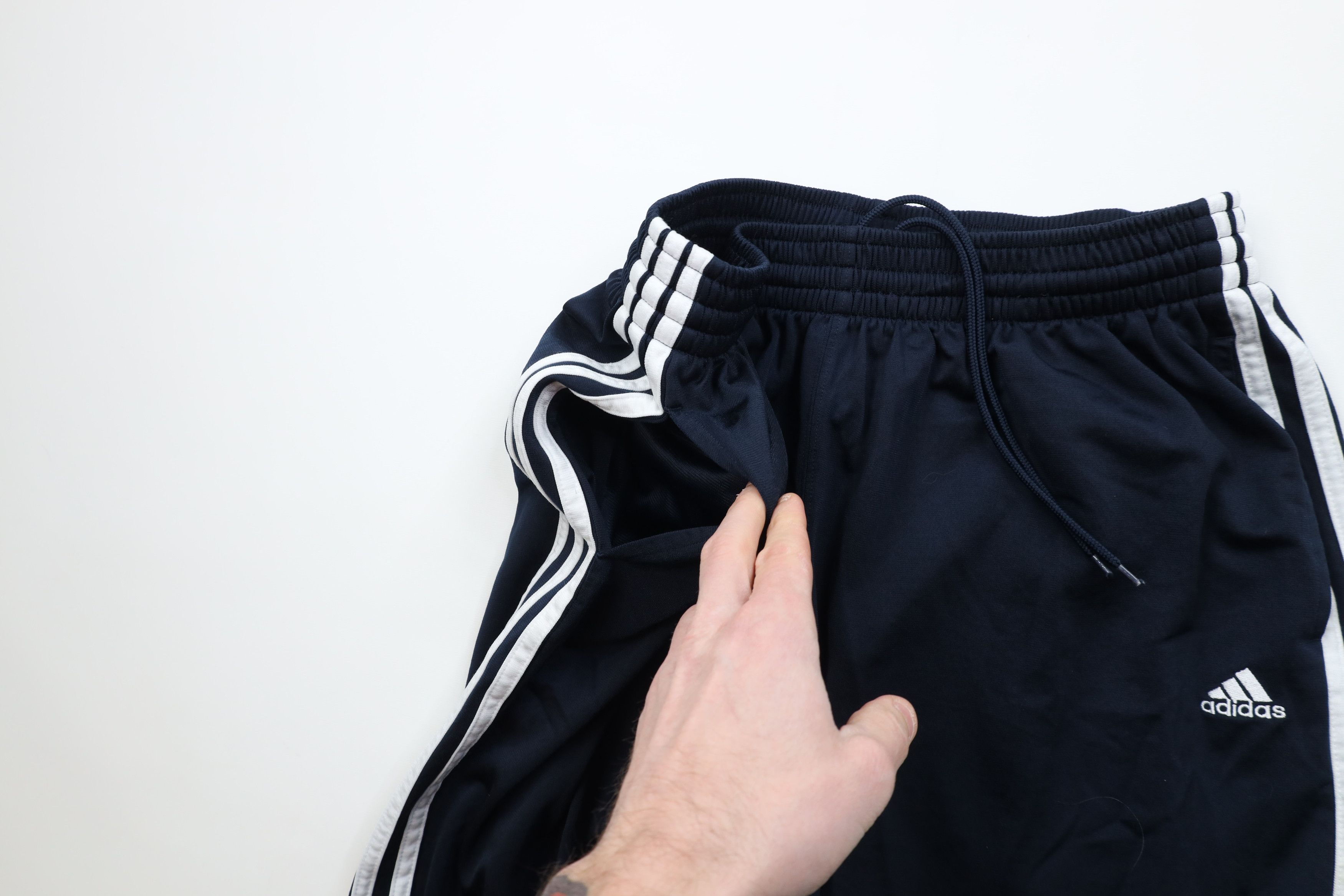 Adidas Vintage Y2K Adidas Wide Leg Sweatpants Pants Navy Blue Size US 36 / EU 52 - 8 Thumbnail