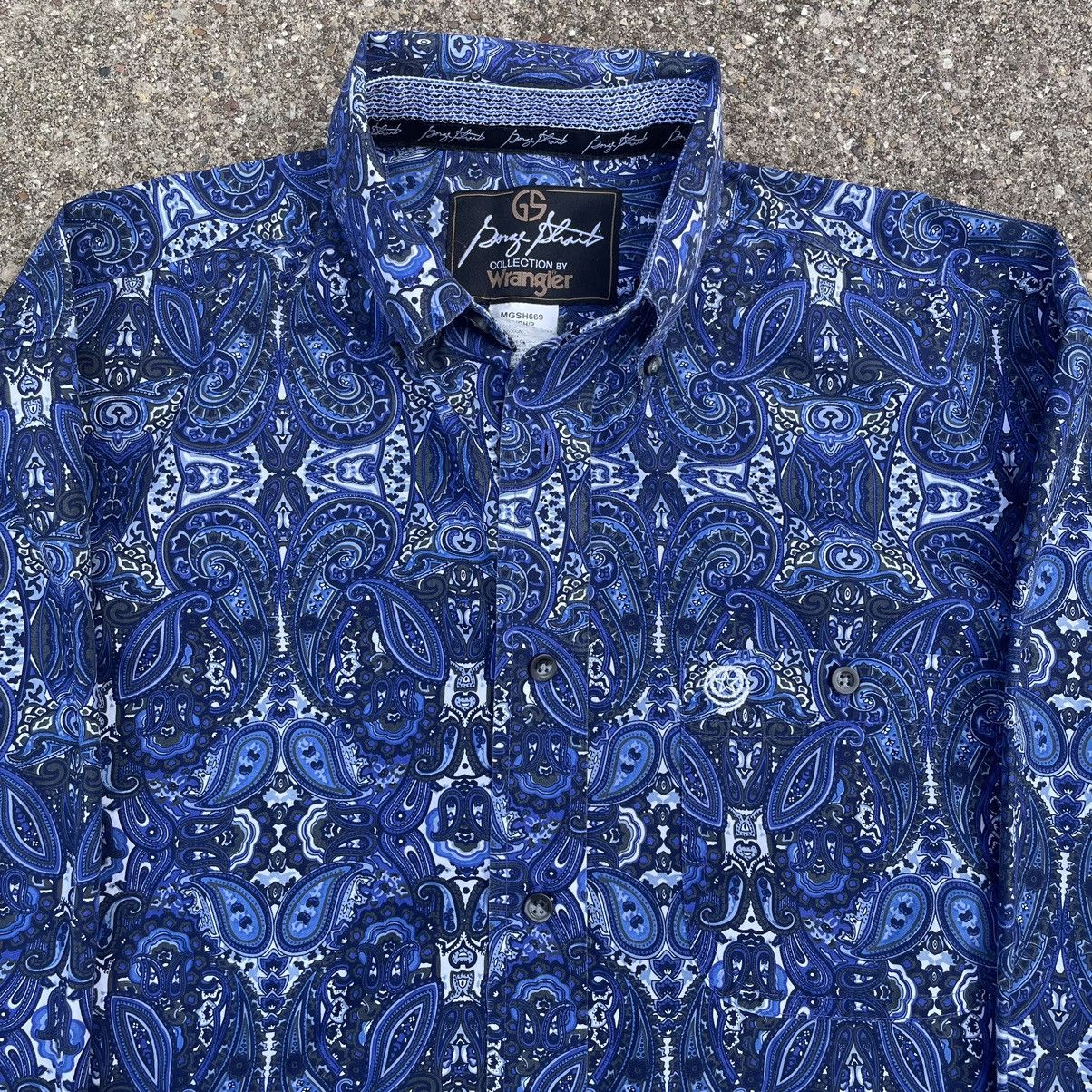 Wrangler Vintage Wrangler George Strait Paisley Print Button Up Shirt Size US S / EU 44-46 / 1 - 1 Thumbnail