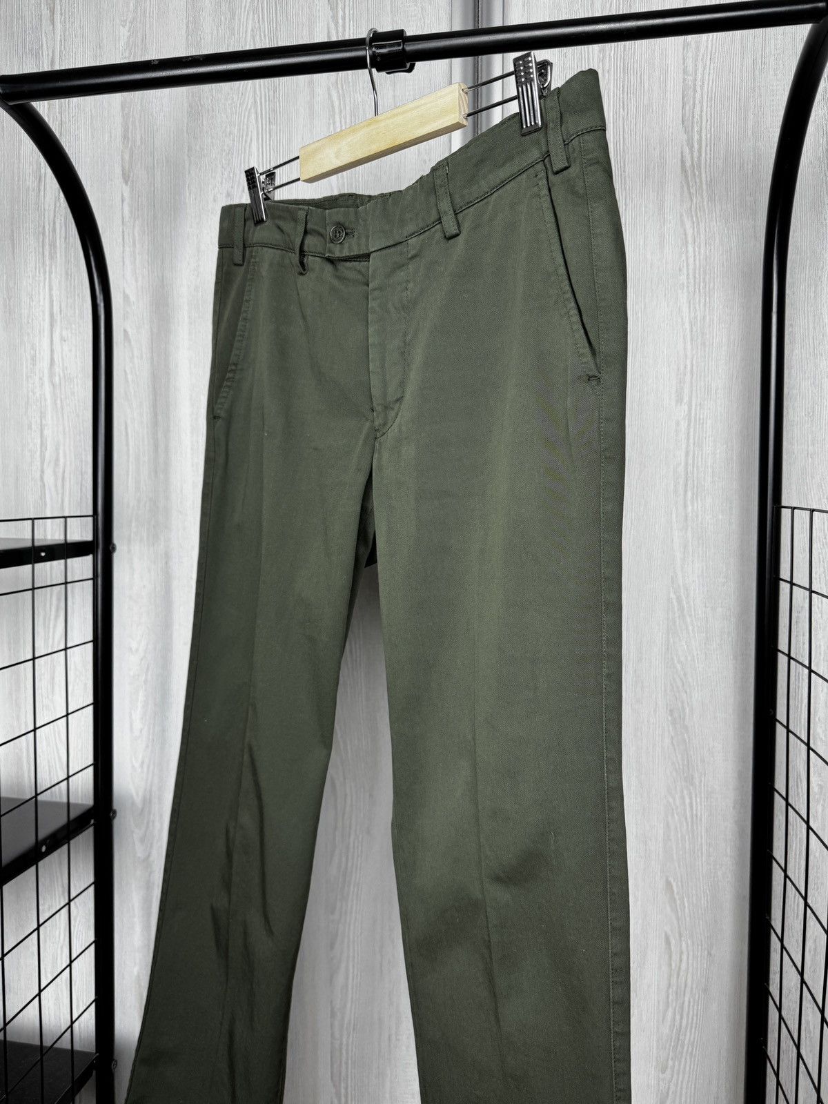 Aspesi Alberto Aspesi green cotton chino pants size 48 Size US 32 / EU 48 - 4 Thumbnail