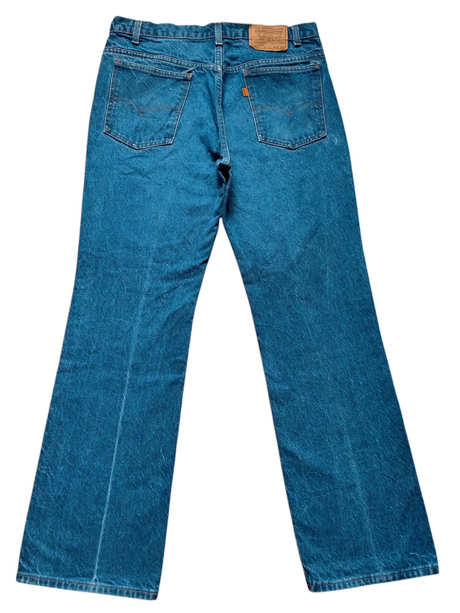 Levi's Vintage 80s Levis 517 Flare Jeans Boot Cut Denim Size US 34 / EU 50 - 2 Thumbnail