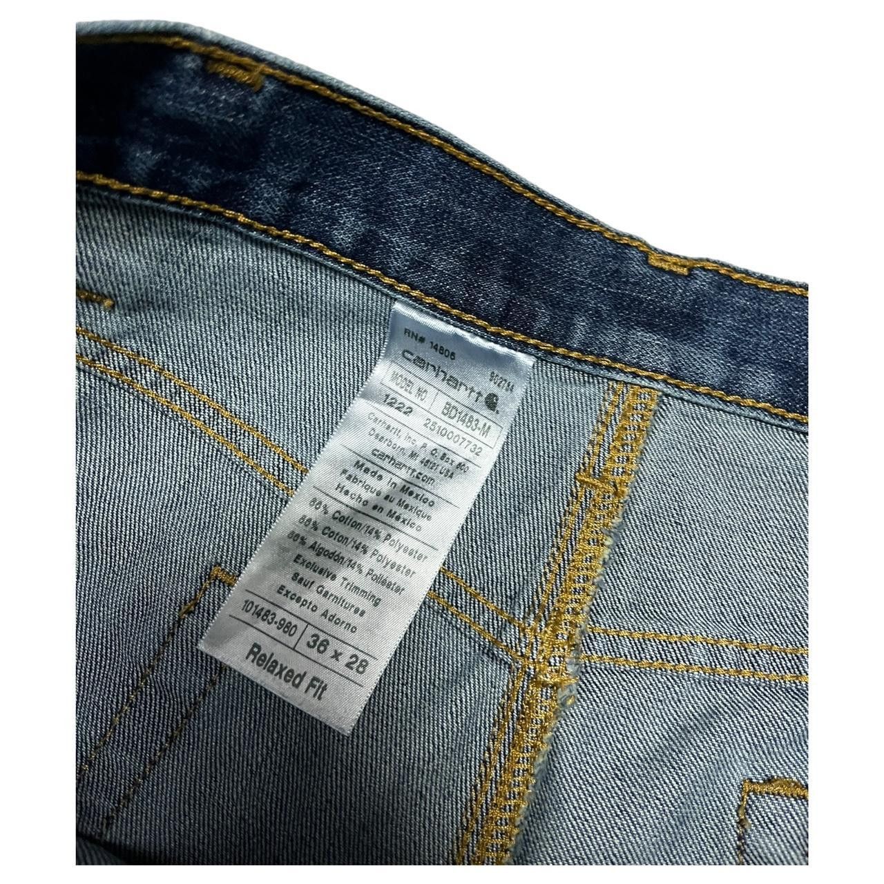 Carhartt Carhartt Designer Straight Leg Work Denim Jeans - 34 x 28 Size US 34 / EU 50 - 5 Thumbnail
