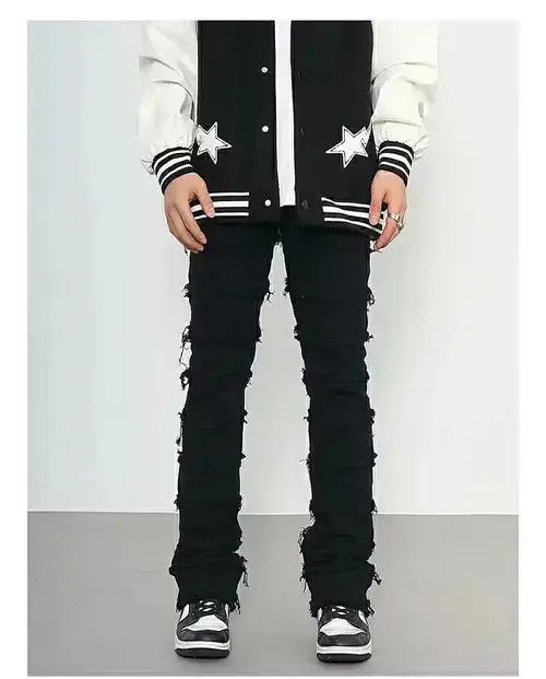 Designer × Japanese Brand × Jean faded grunge ripped damaged flared jeans Size US 32 / EU 48 - 3 Thumbnail