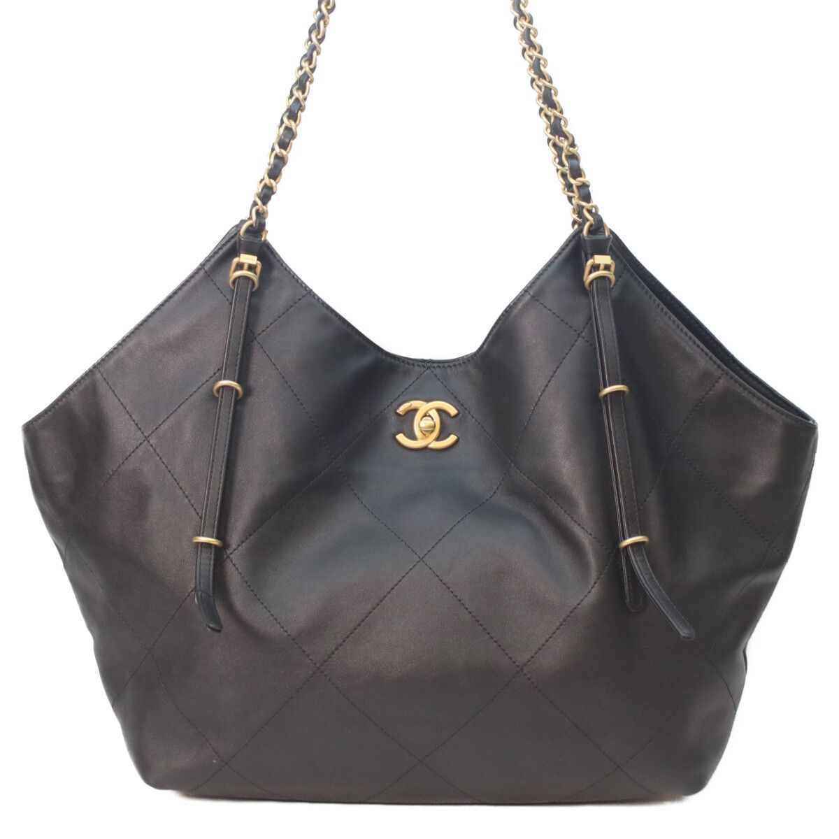Chanel Chanel Chanel Calfskin Tote Bag Leather Tote Bag AS5466 DUTY FREE for USA Size ONE SIZE - 1 Thumbnail