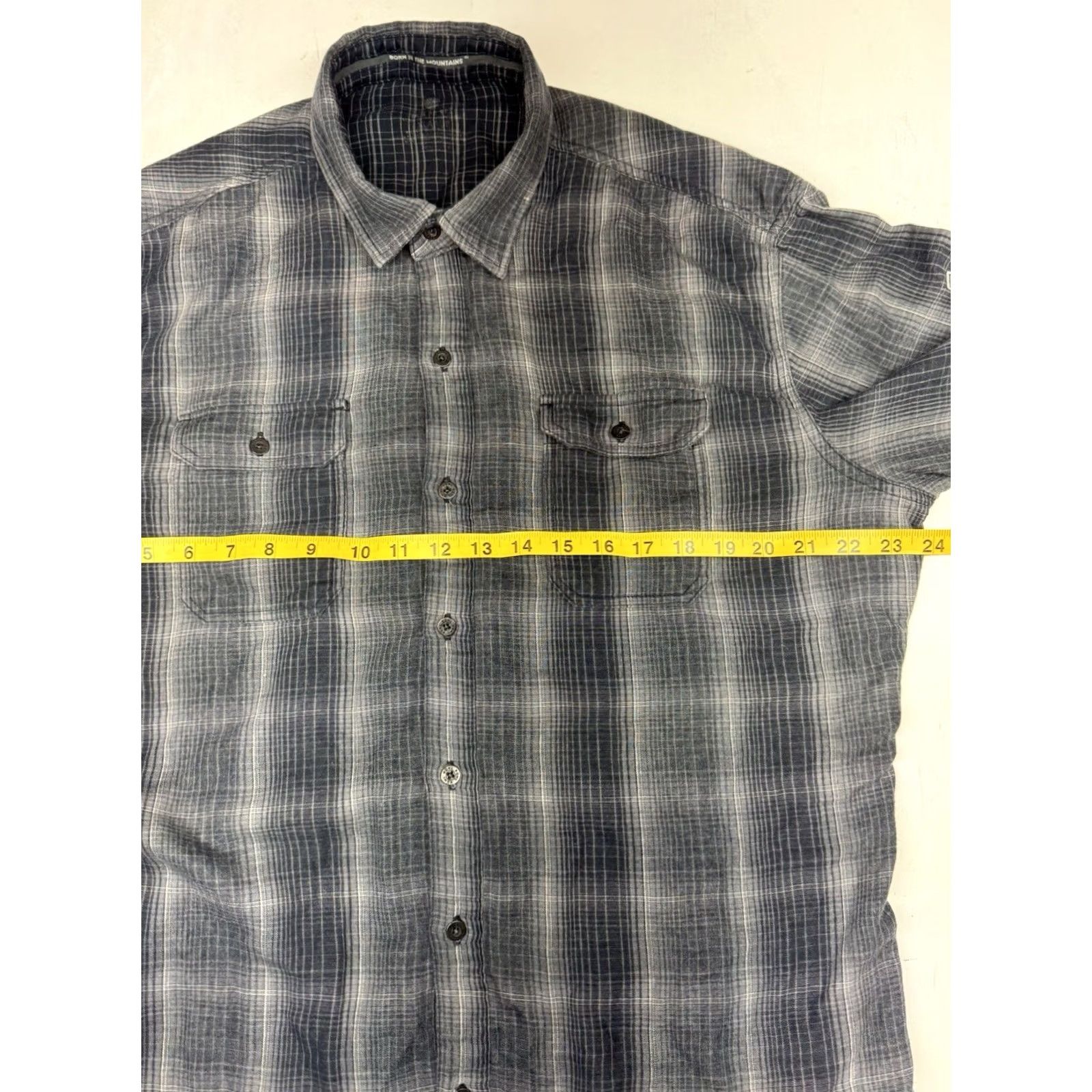 Vintage KUHL Shirt Plaid Flannel Blue Outdoors Casual Window Pane Check Mens XL Size US XL / EU 56 / 4 - 3 Thumbnail