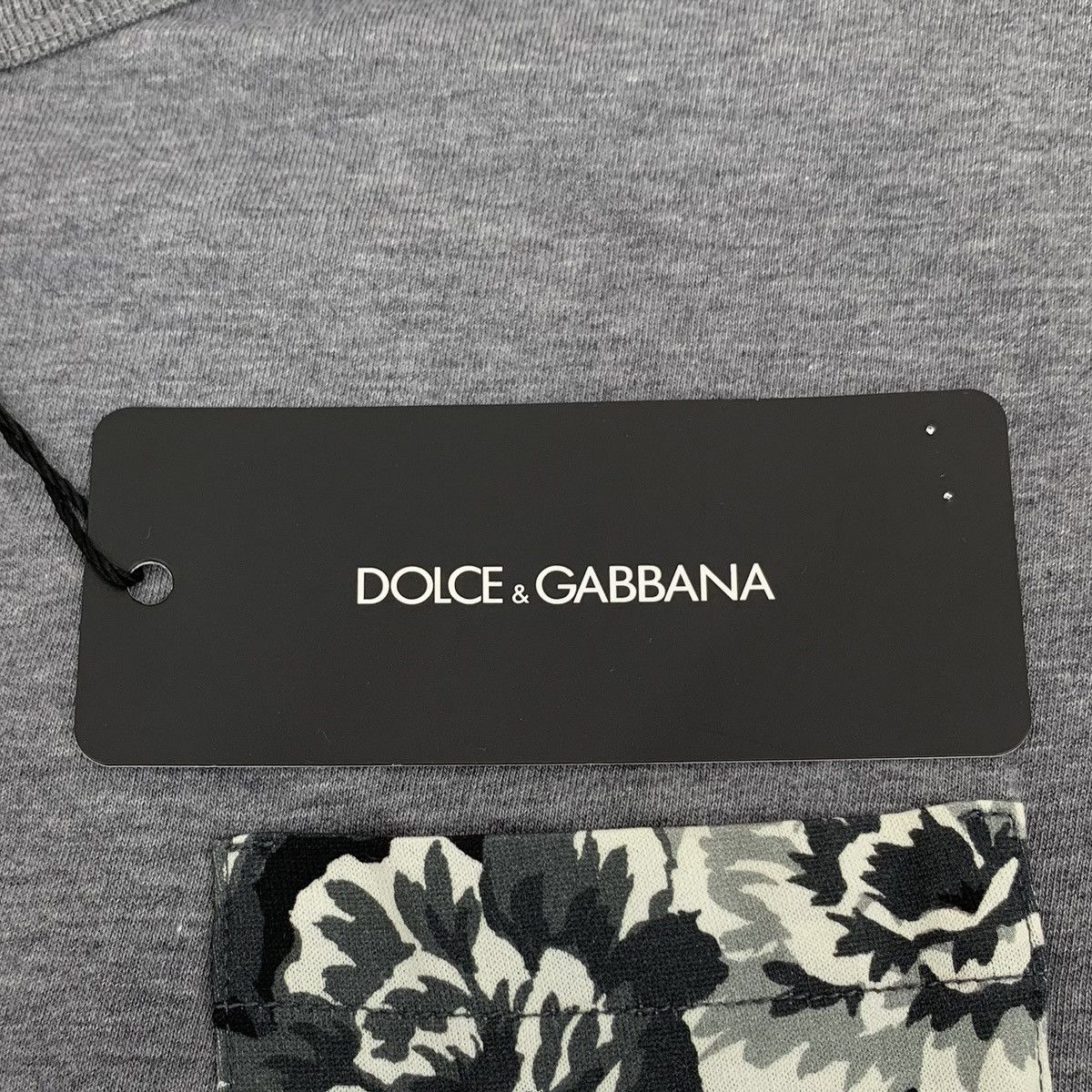 Dolce & Gabbana Dolce & Gabbana Floral Trim Short Sleeve T-Shirt K26WX Size US L / EU 52-54 / 3 - 6 Thumbnail