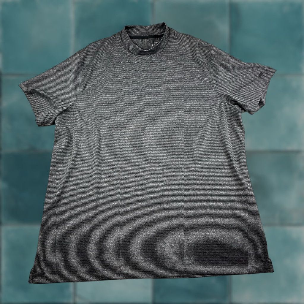 VINTAGE Nike Golf Tiger Woods Vapor Mock Neck Shirt Mens 2XL Short