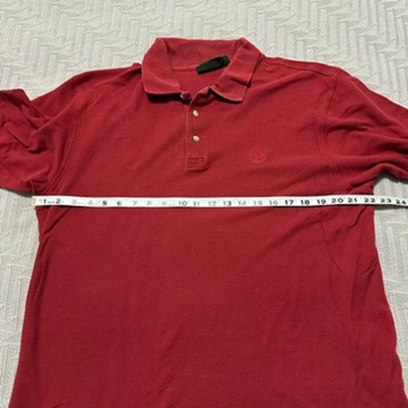 Timberland Timberland red short sleeve polo size L Size US L / EU 52-54 / 3 - 7 Thumbnail