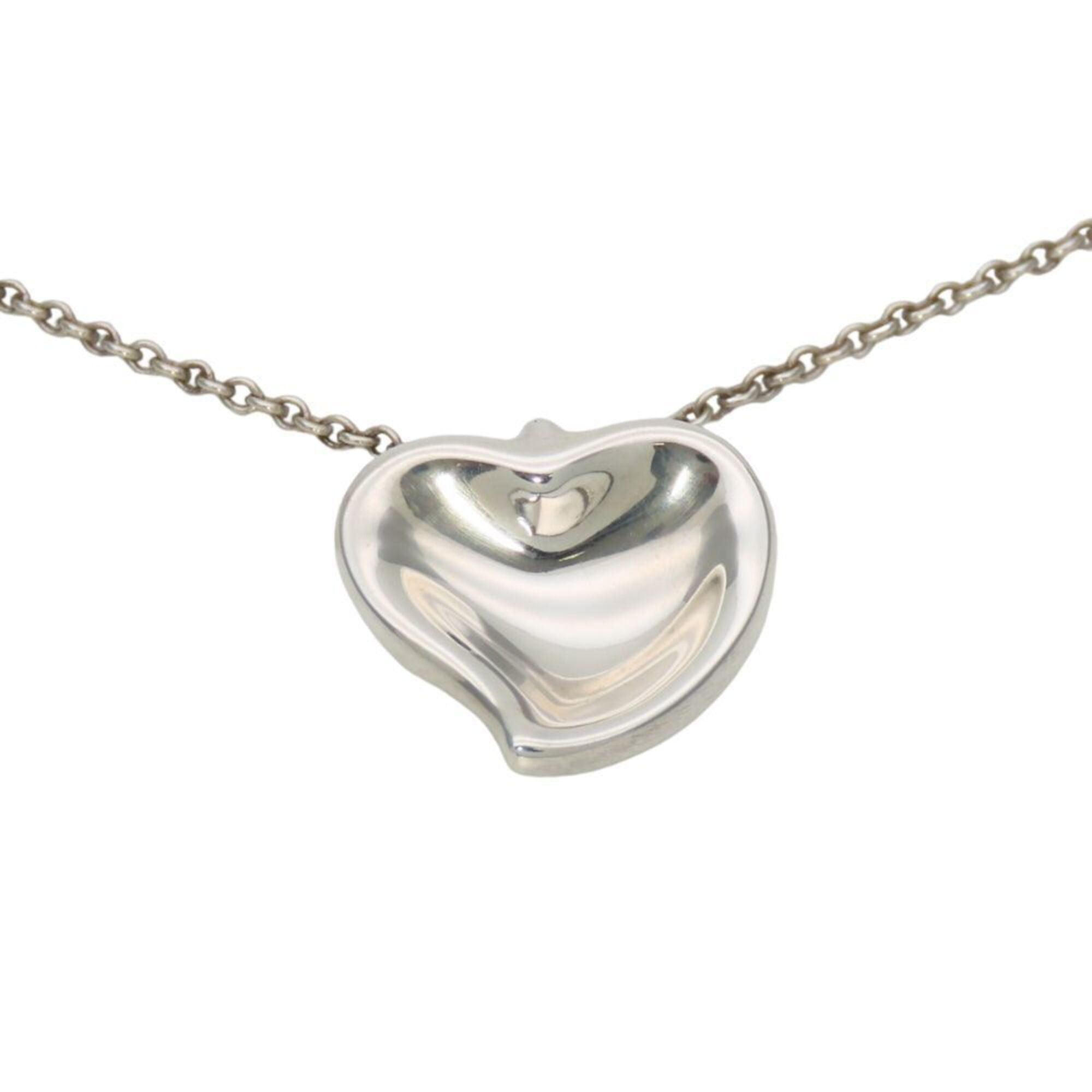 Tiffany & Co. Tiffany & Co. Curved Heart Necklace, Sterling Silver 925, Elsa Peretti Design, Women's. Size ONE SIZE - 1 Thumbnail